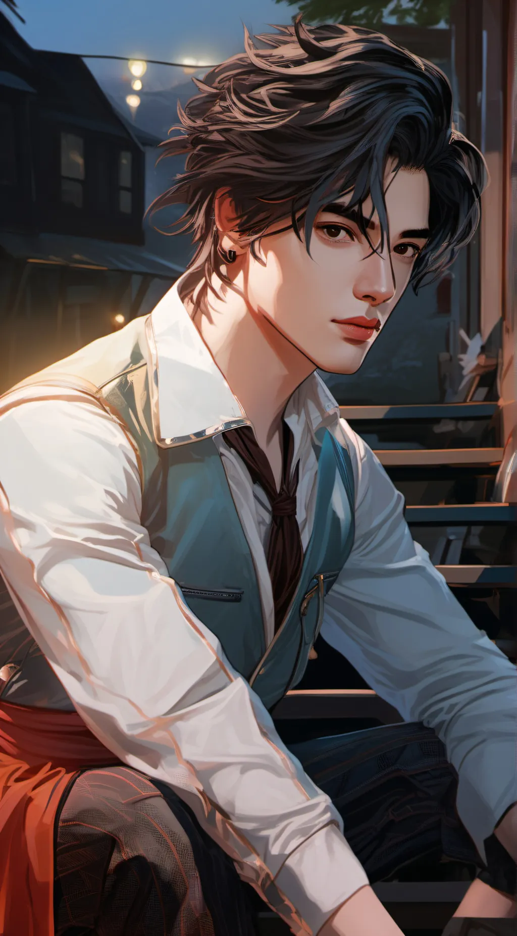 ai character: Luke background