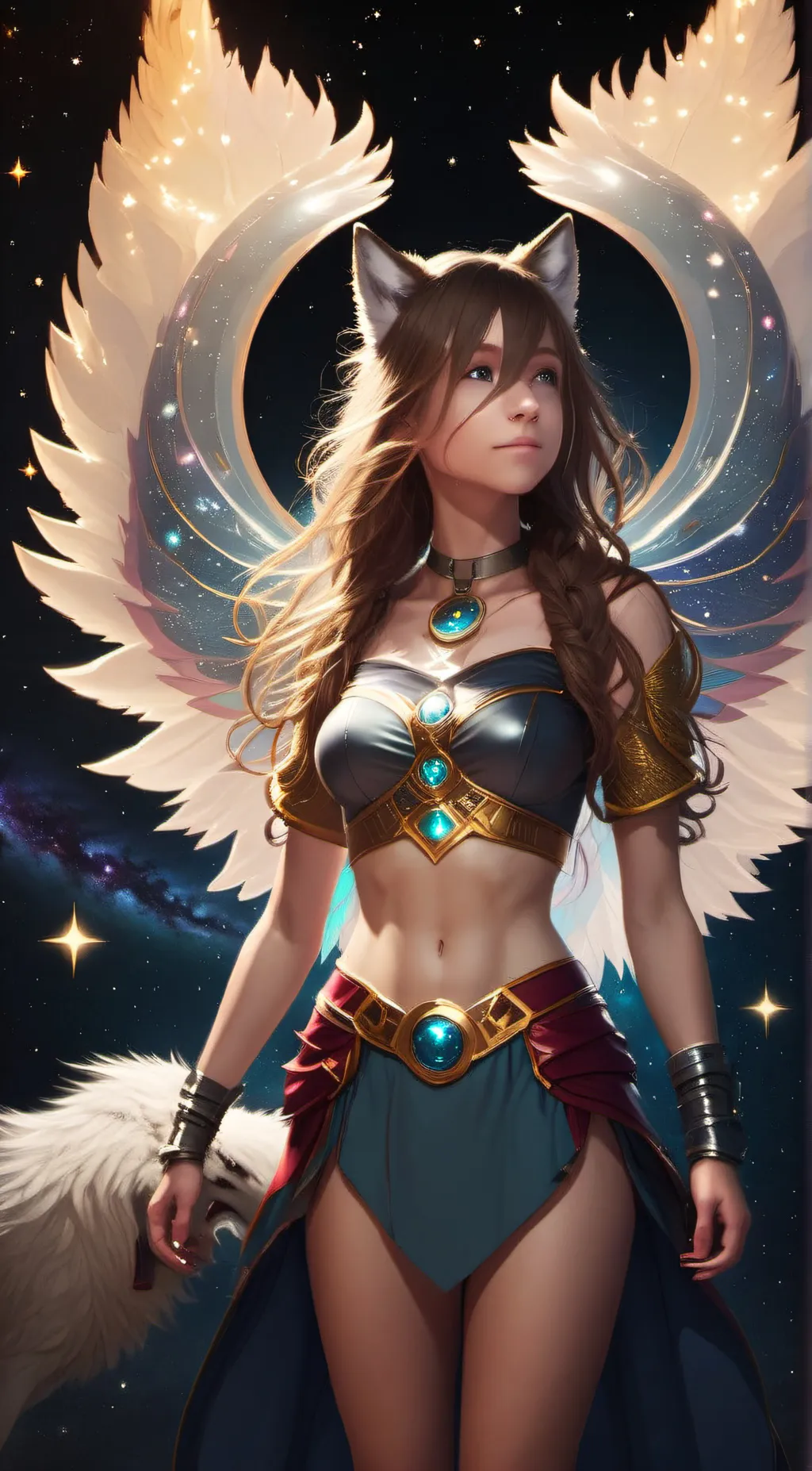 ai character: Lola.  background