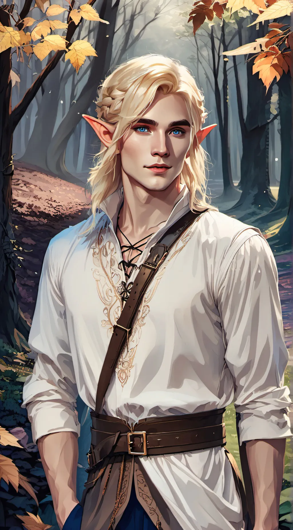 ai character: Haldir O Lothlorin background
