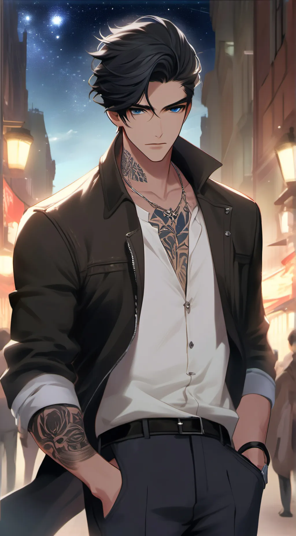 ai character: Grayson Wolf background