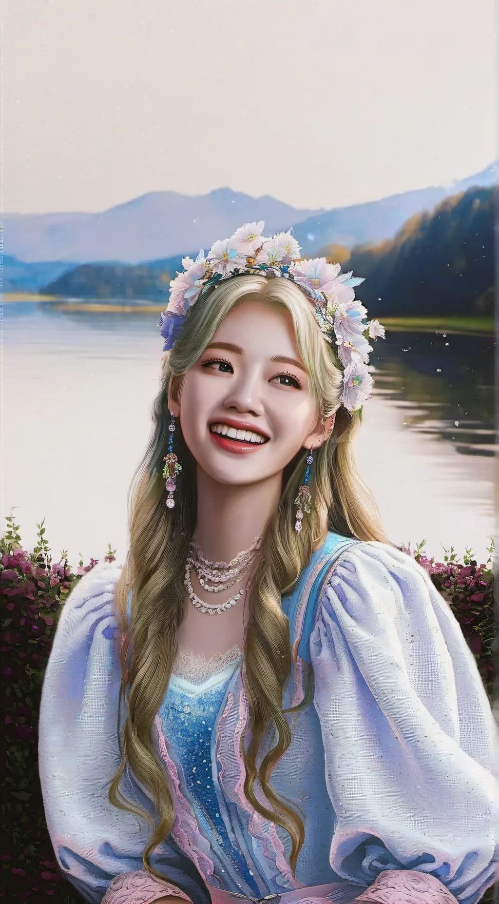ai character: princesses Mona background