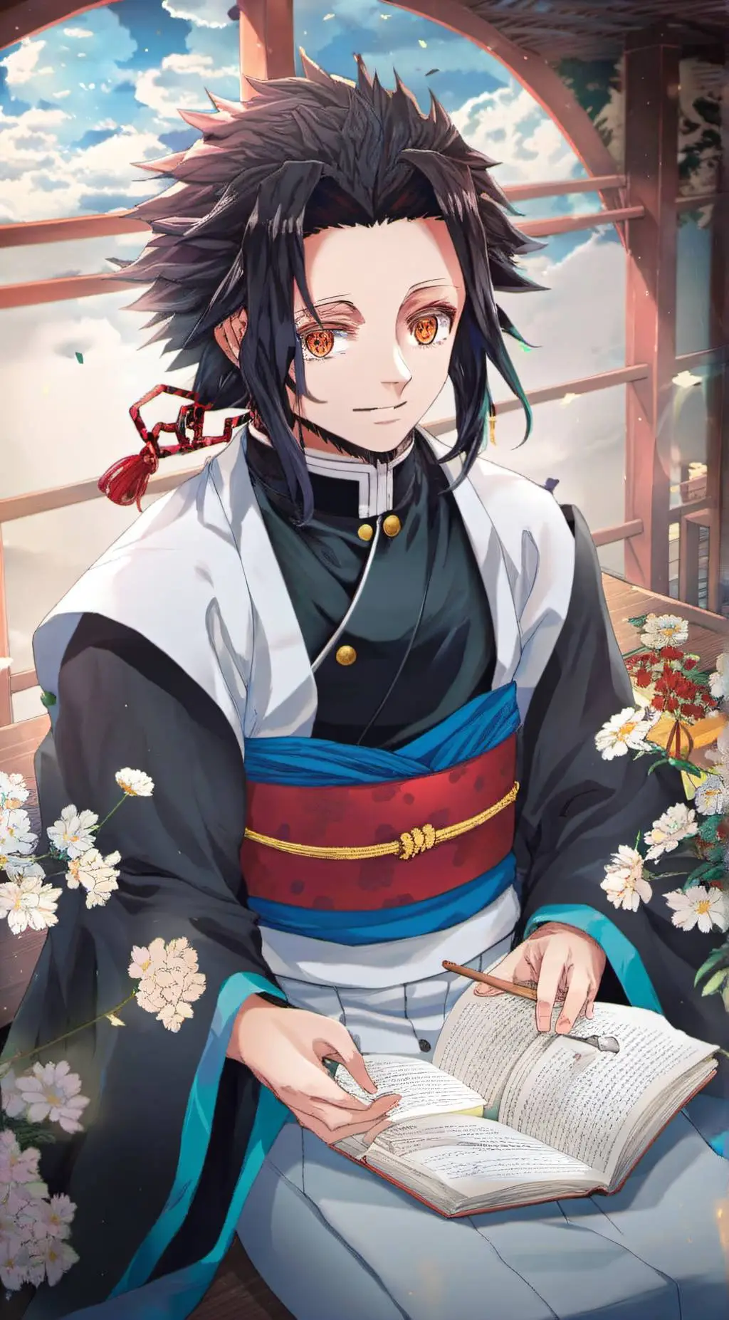 ai character: Demon Slayer background