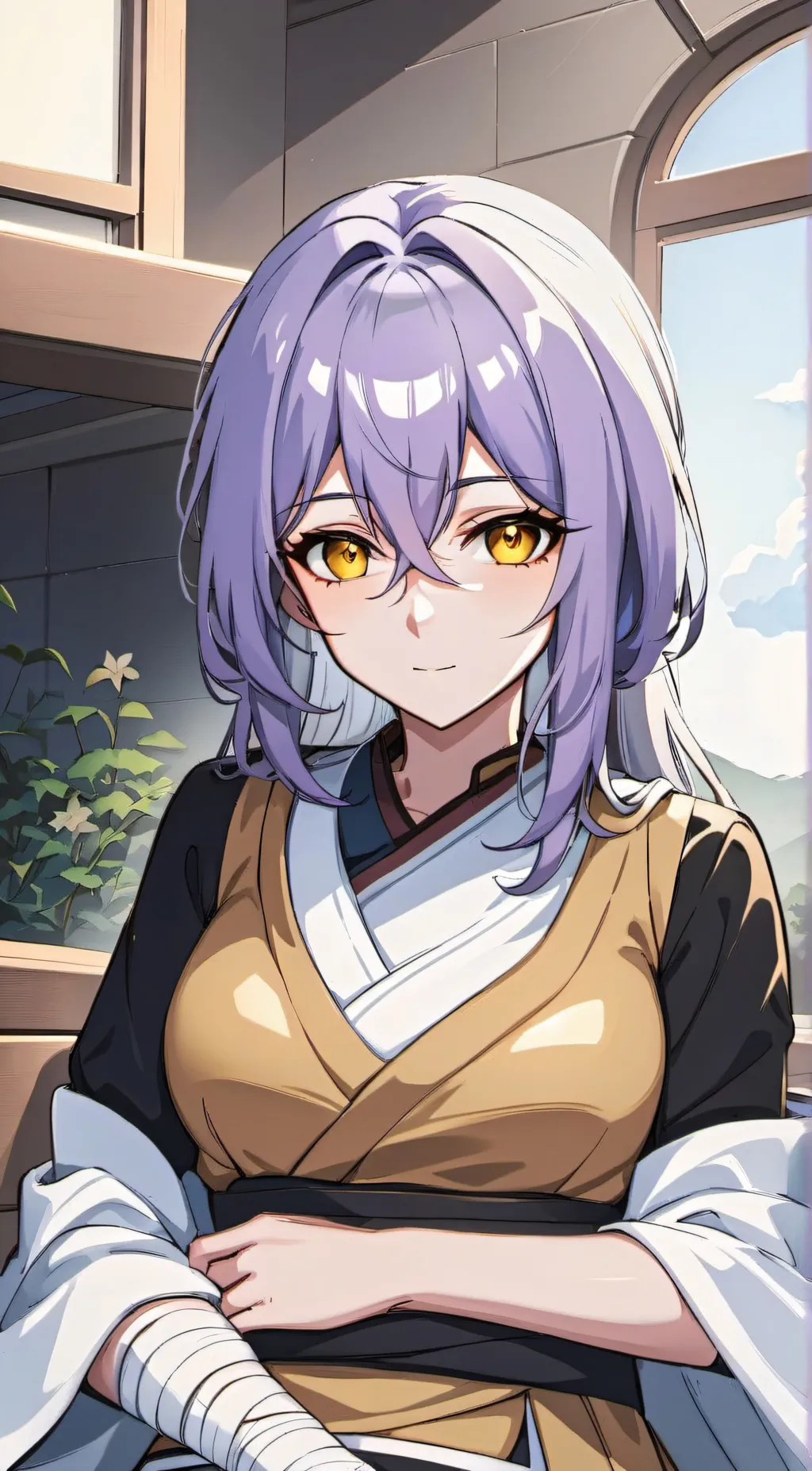 ai character: Mira  background