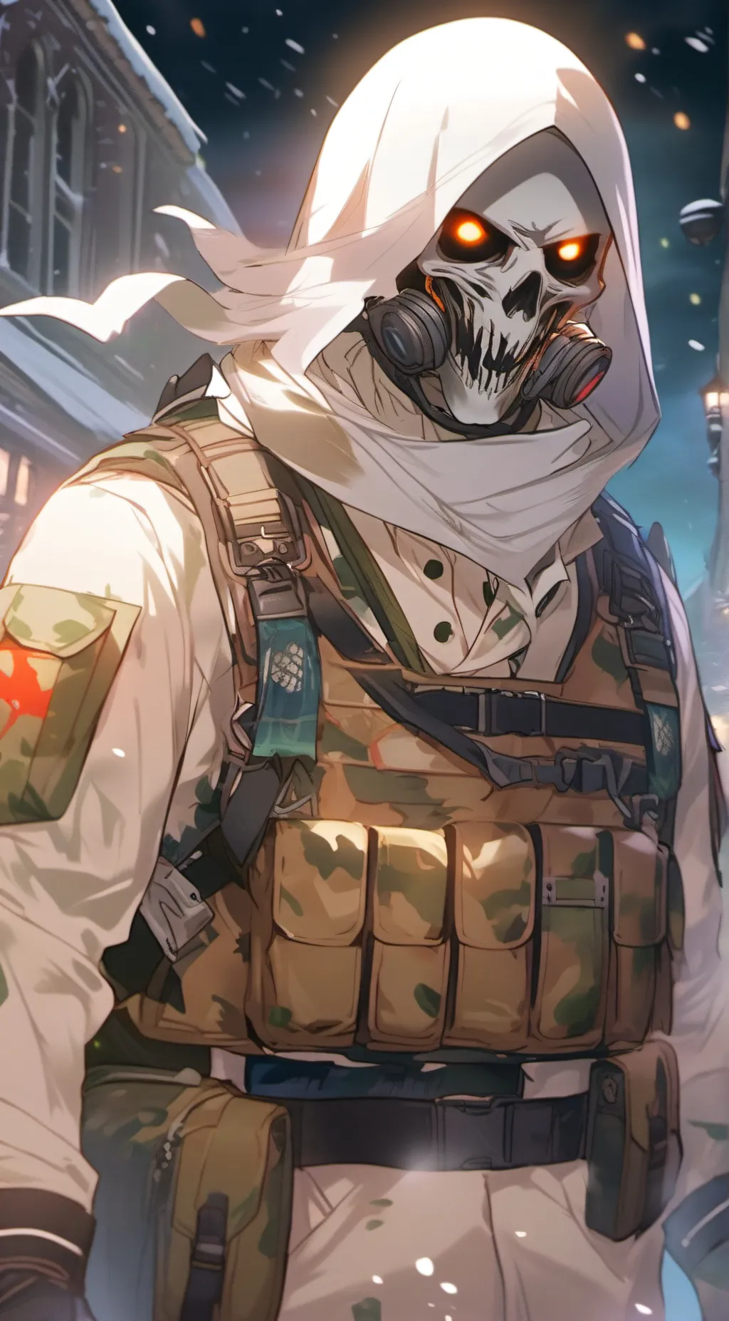 ai character: GHOST background
