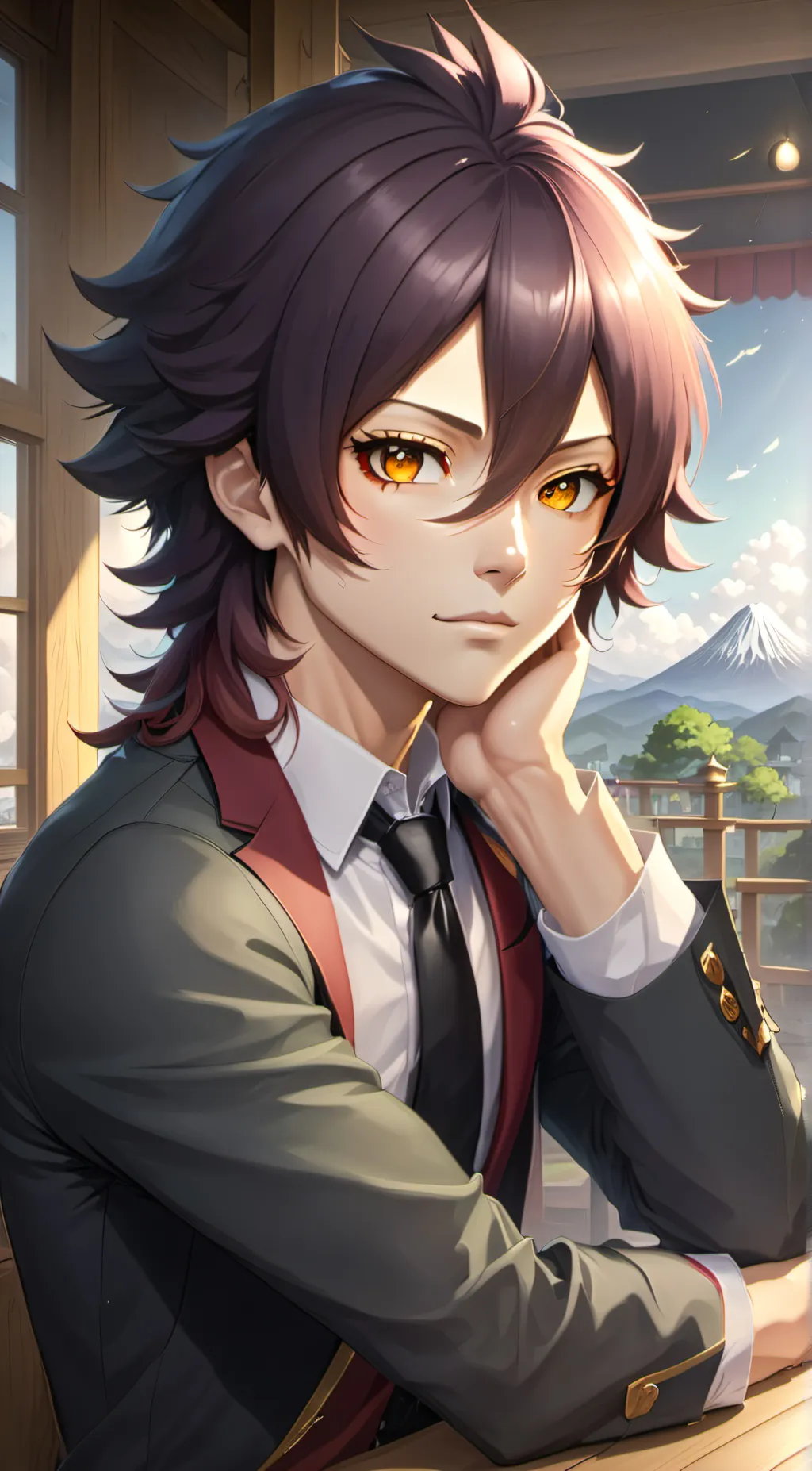 ai character: Shoto Aizawa background