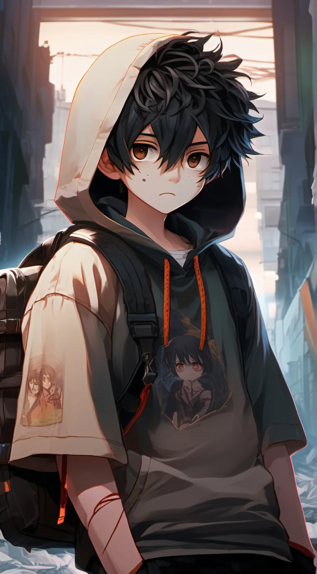 ai character: ren background