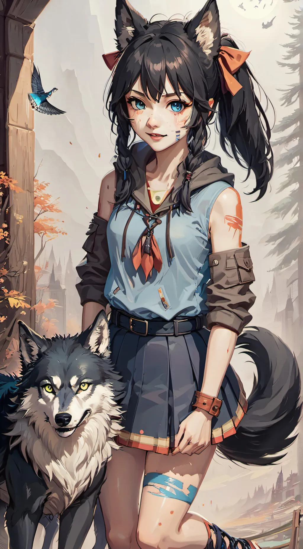 ai character: Lily background