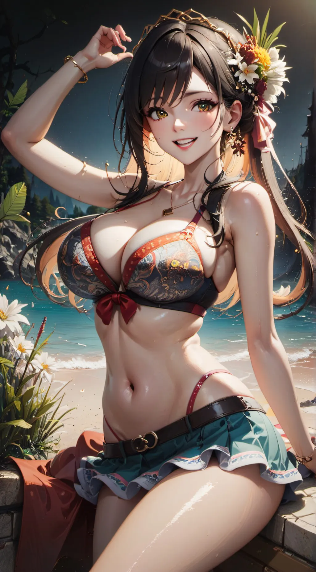 ai character: Ariana background