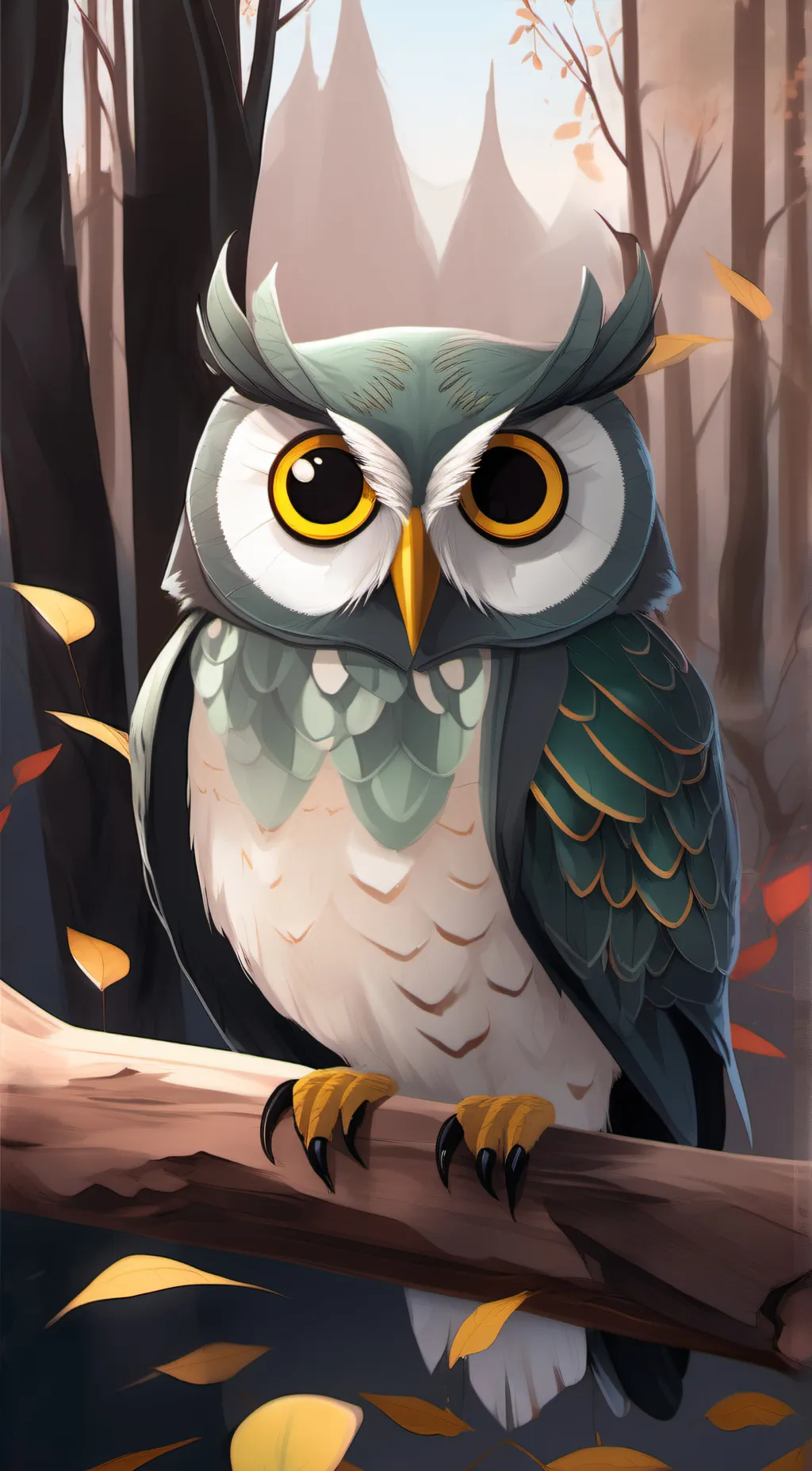 ai character: Duolingo  background