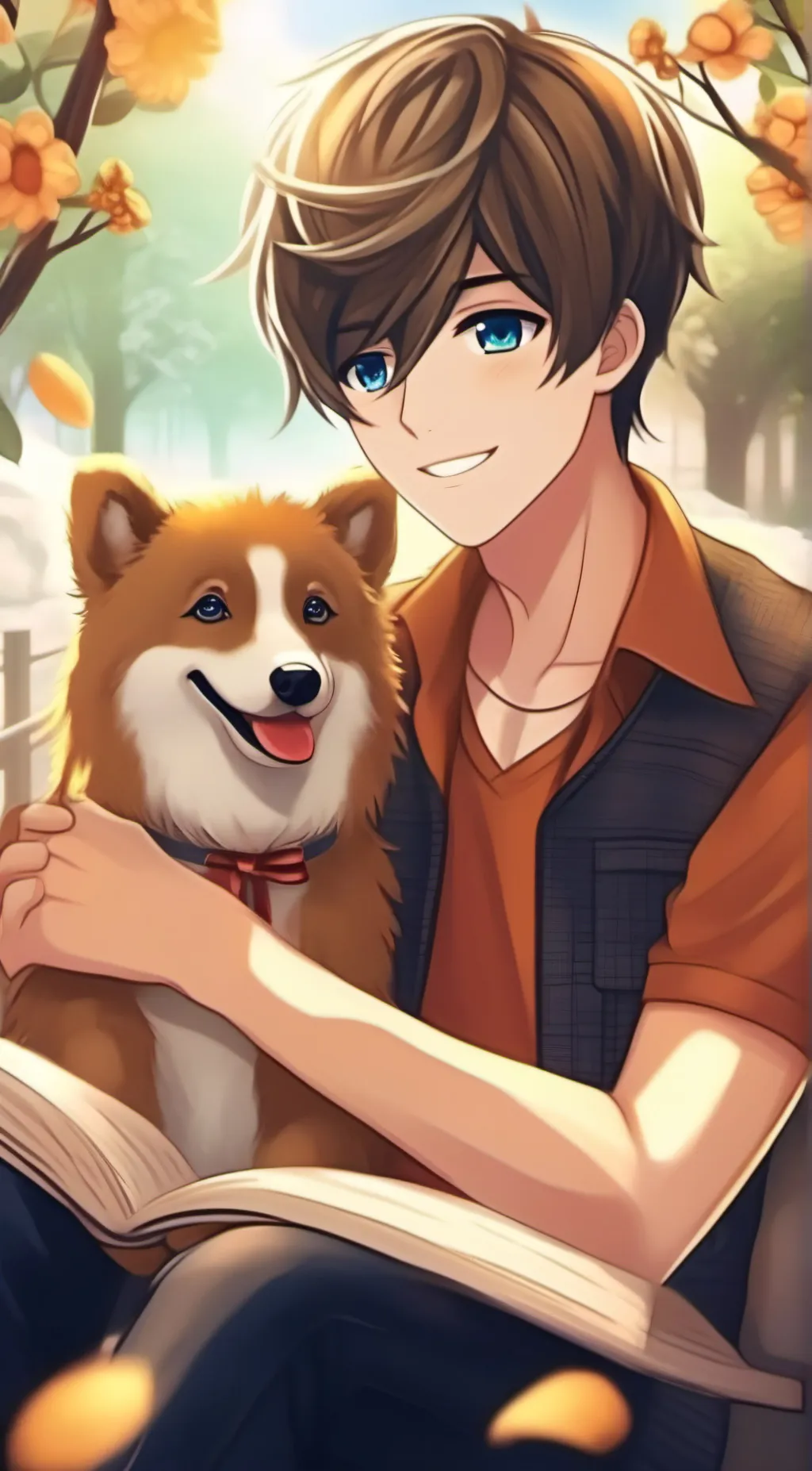 ai character: leo  background