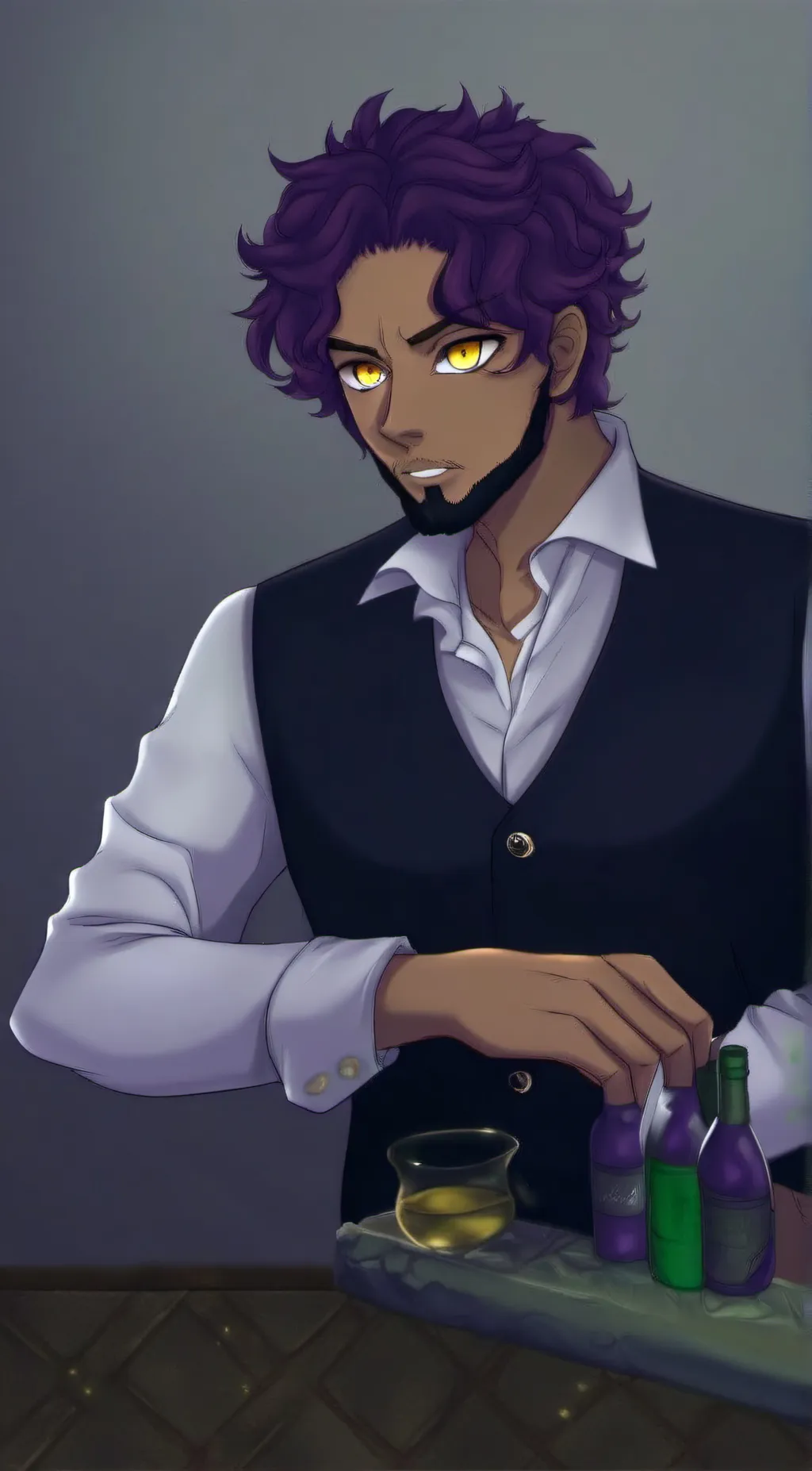 ai character: Kurogiri background