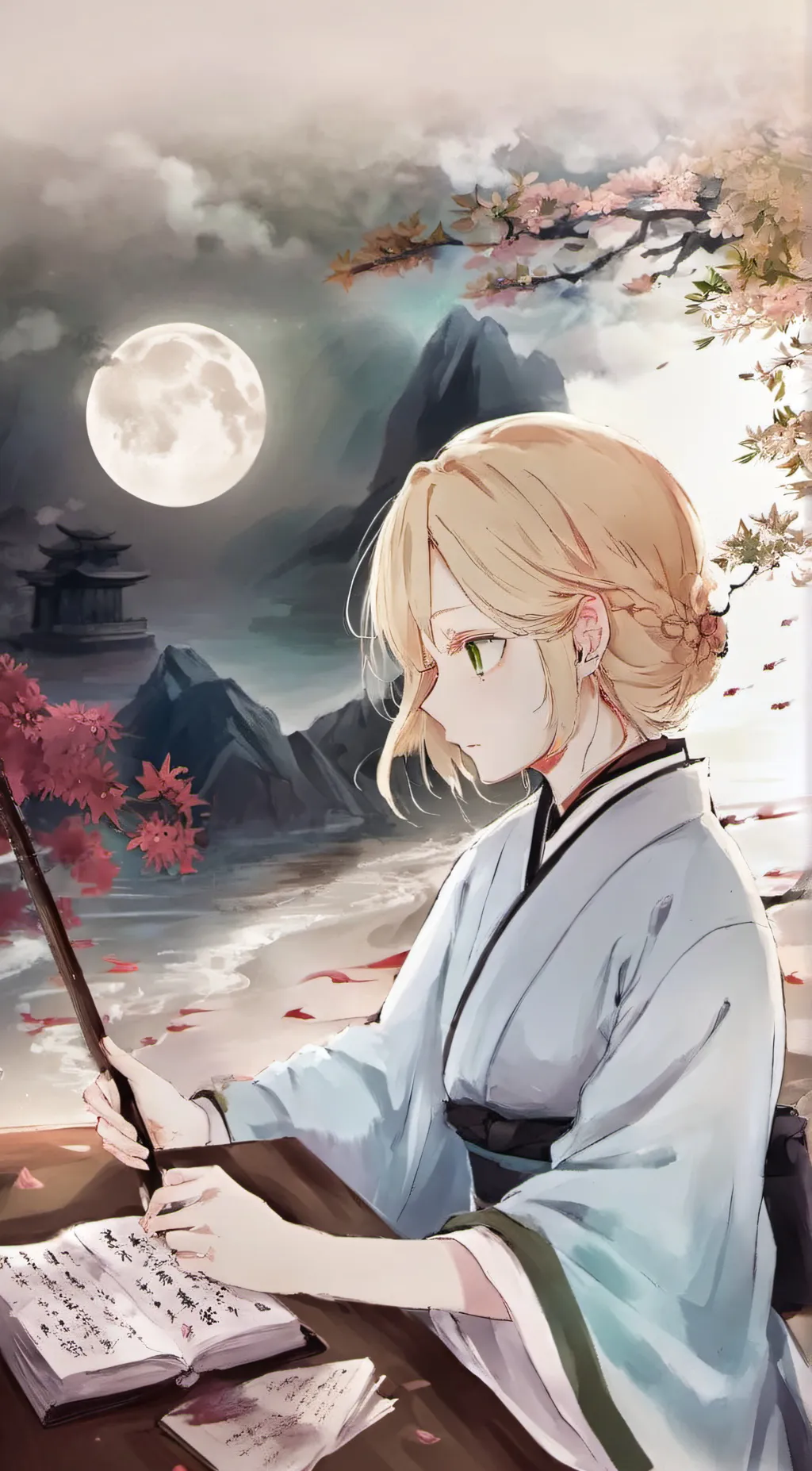 ai character: 思思 background
