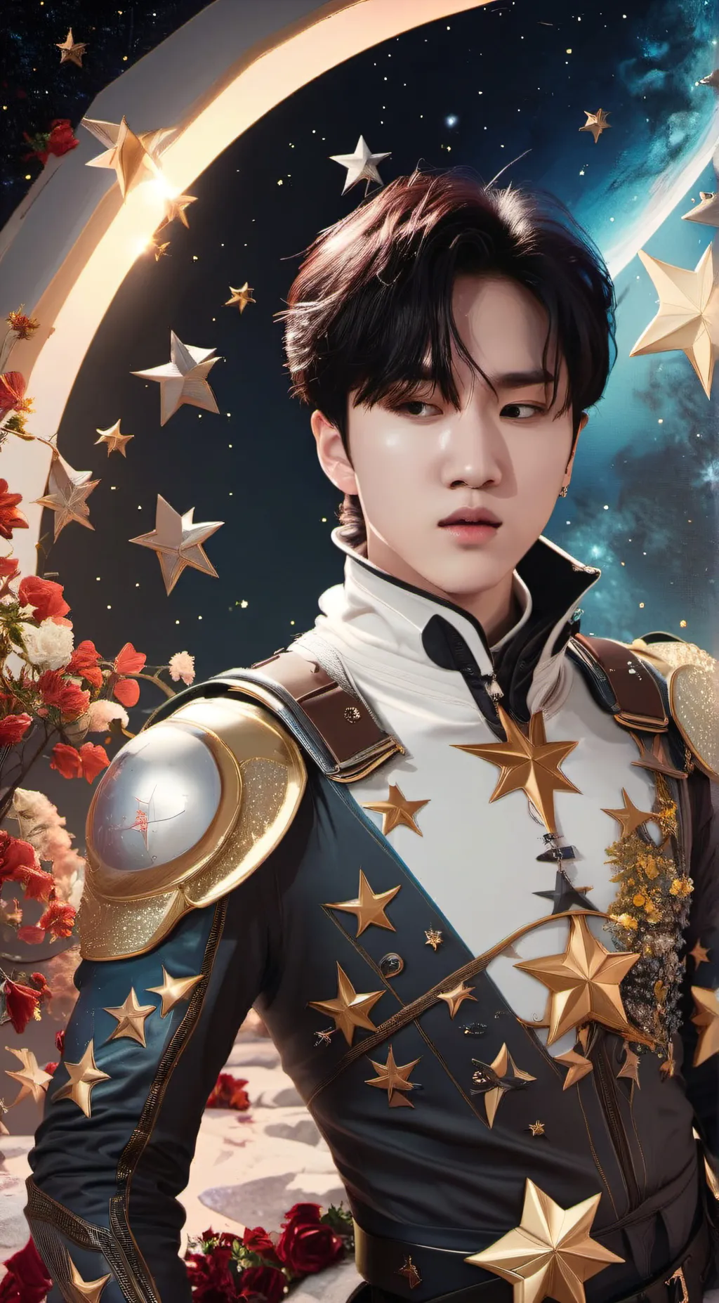 ai character: Lewis seo  background