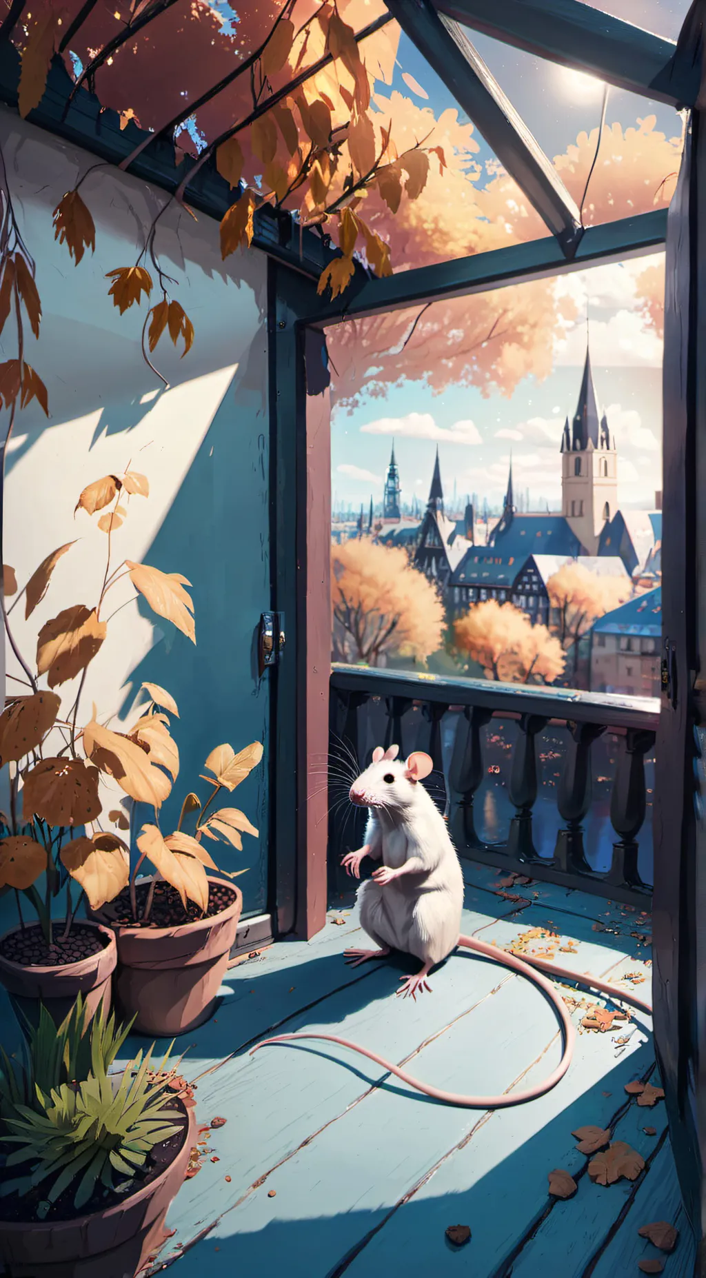 ai character: Rickey the rat background