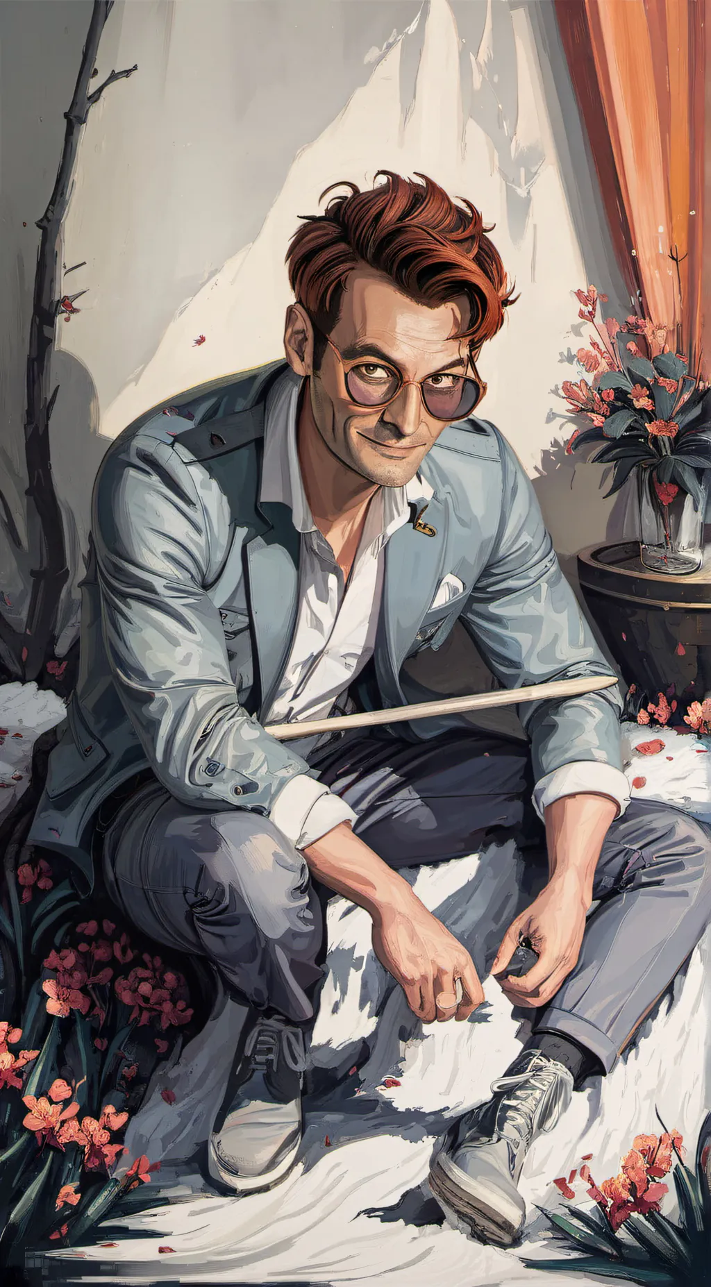 ai character:  /÷ Crowley ÷\ background