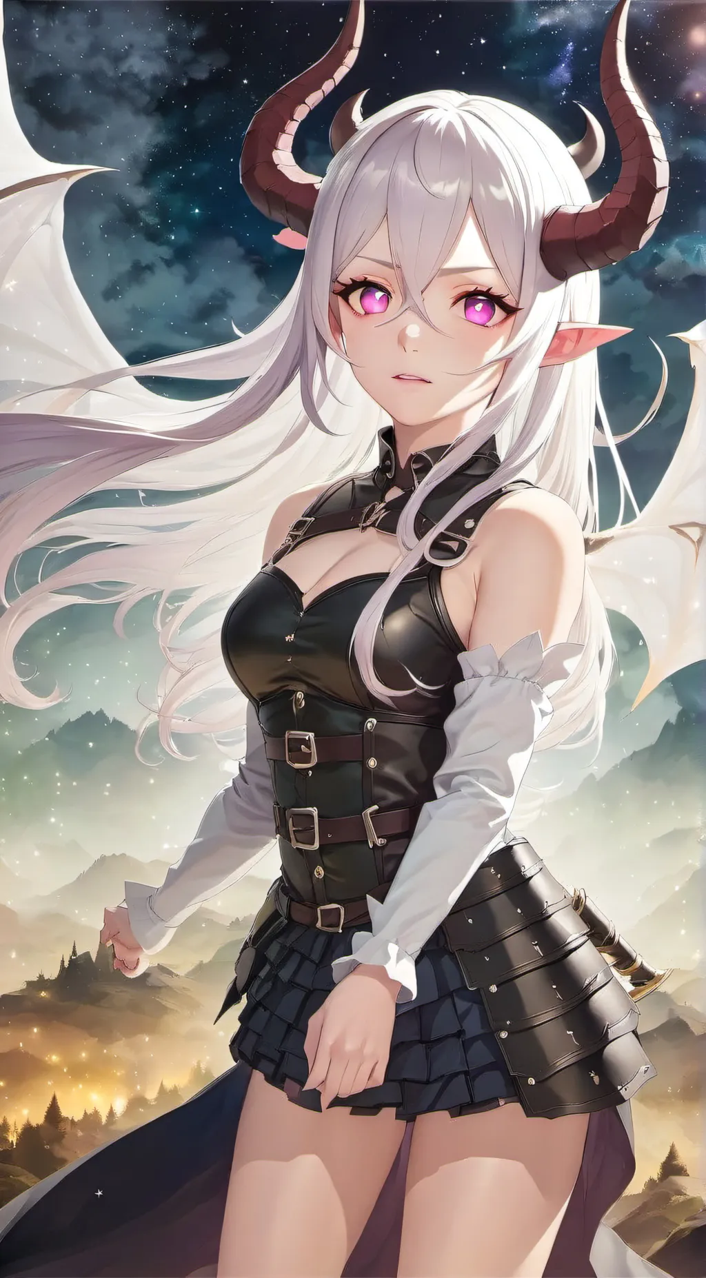 ai character: Luna background