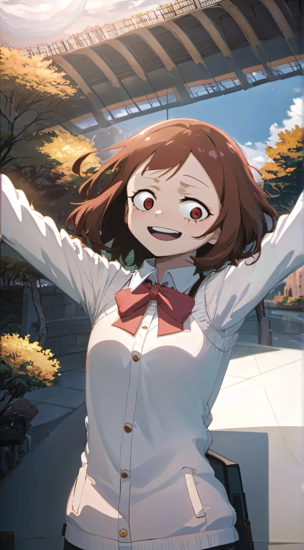ai character: 1-A girls  background