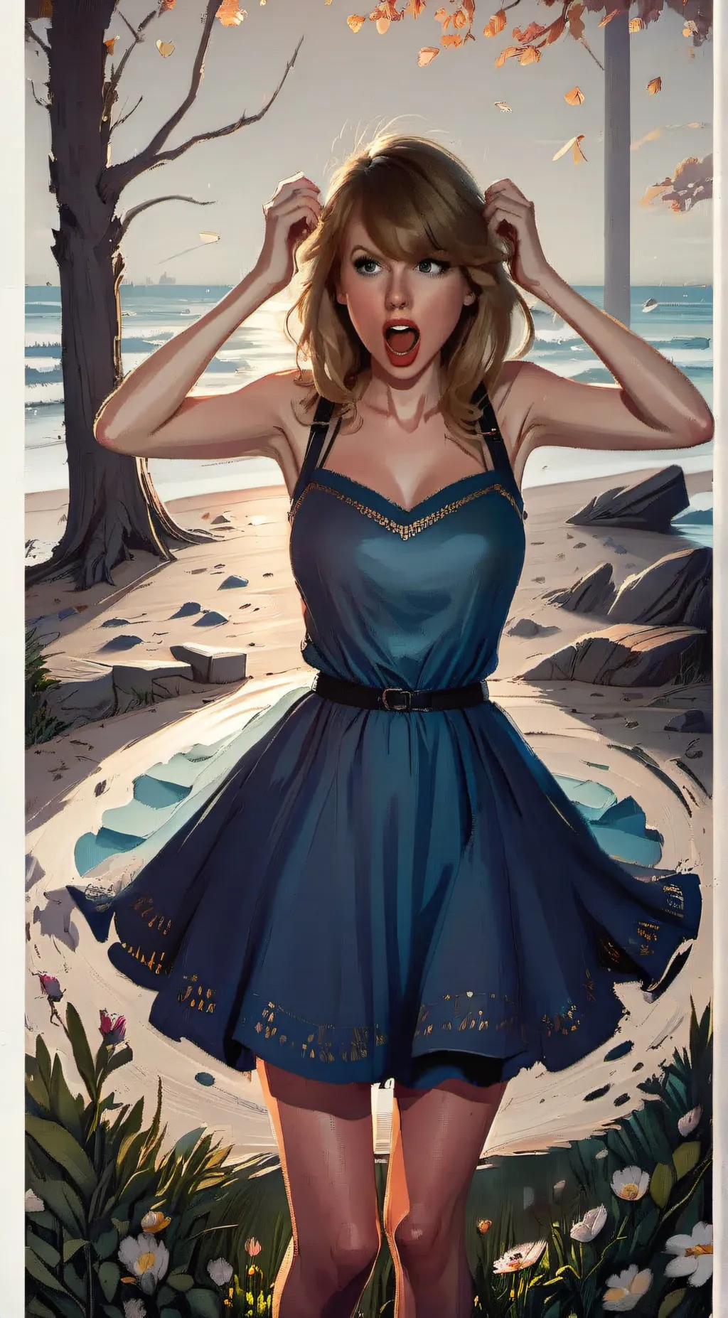 ai character: Taylor Swift background