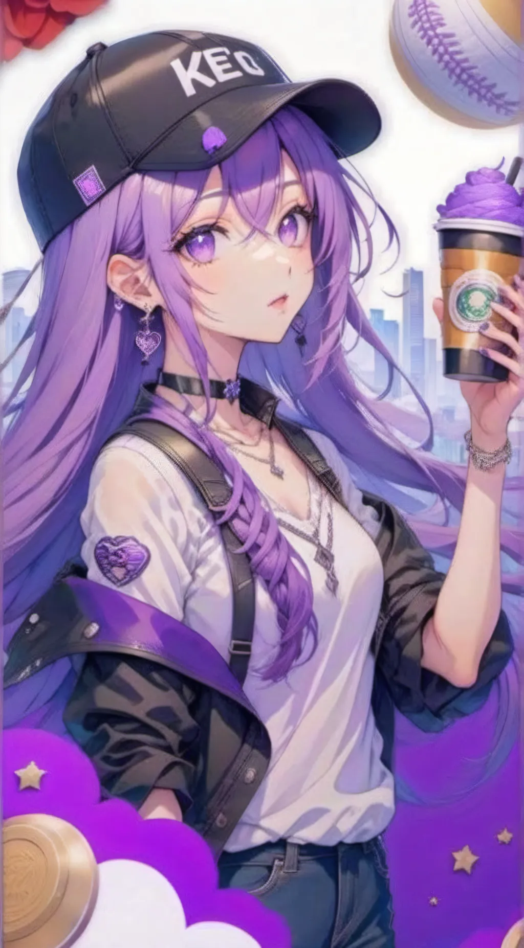 ai character: Luna background