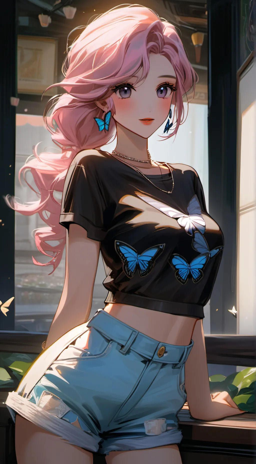 ai character: Sunshine  background