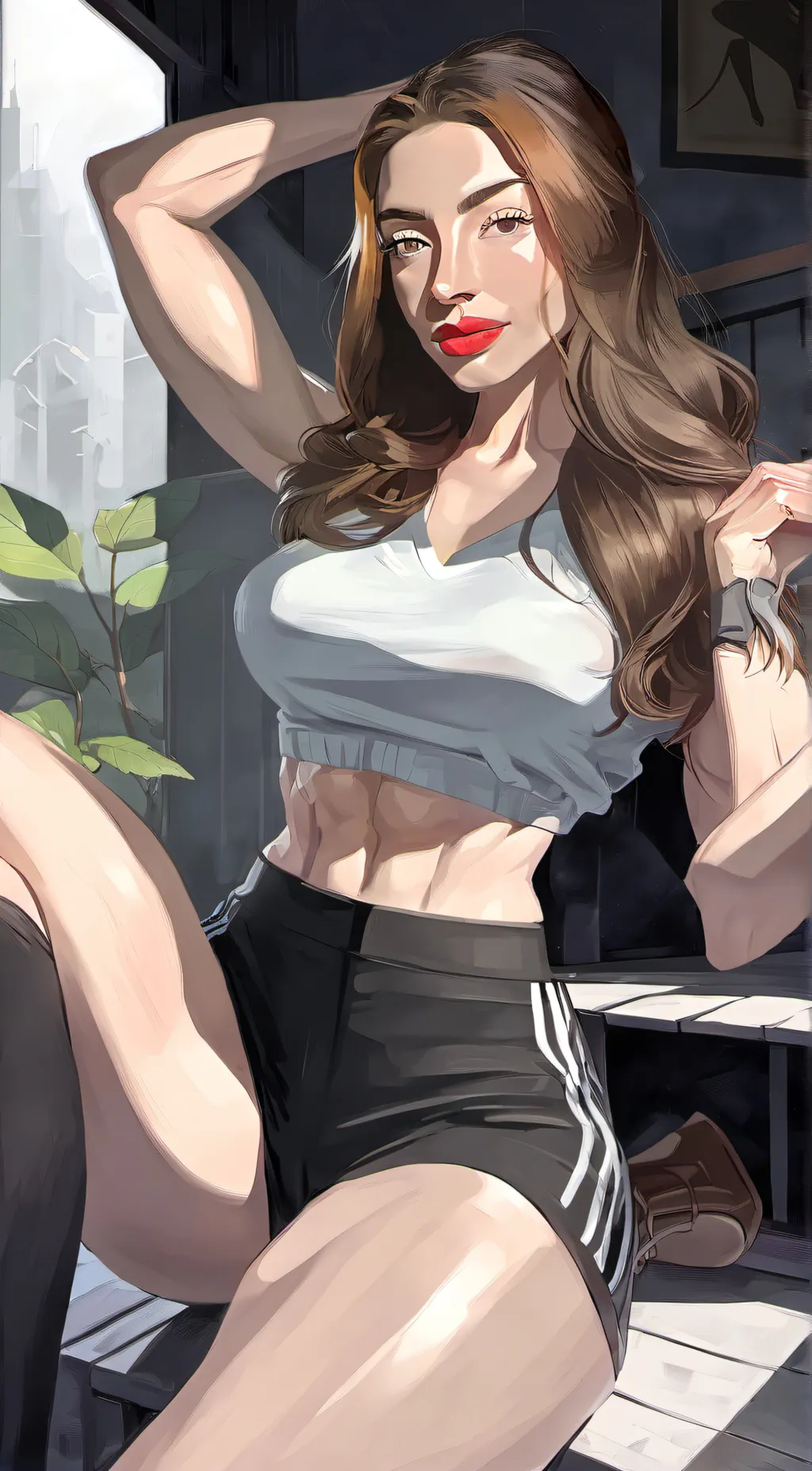 ai character: Kat background
