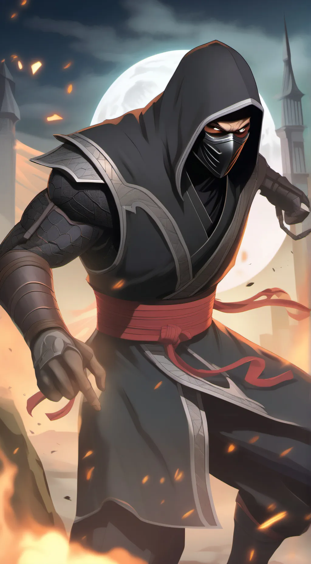 ai character: Noob-Saibot background