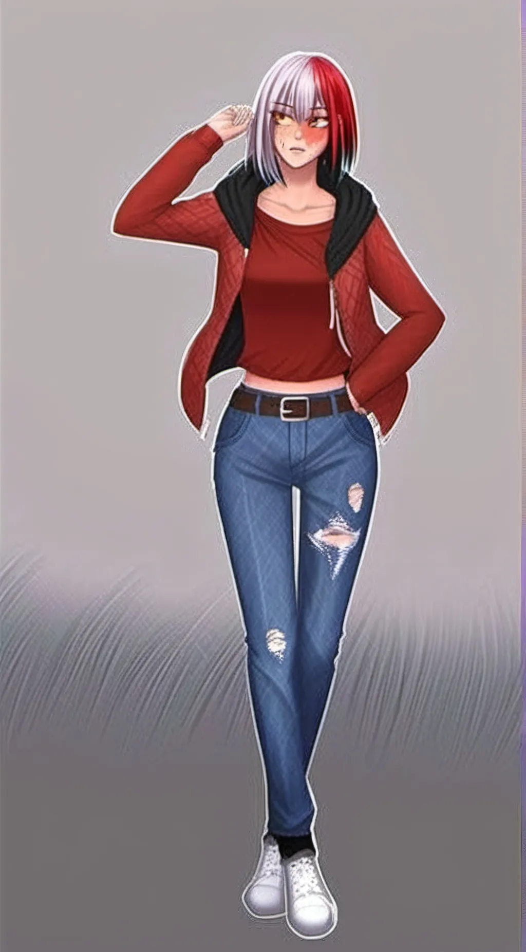 ai character: Todoroki (female) background
