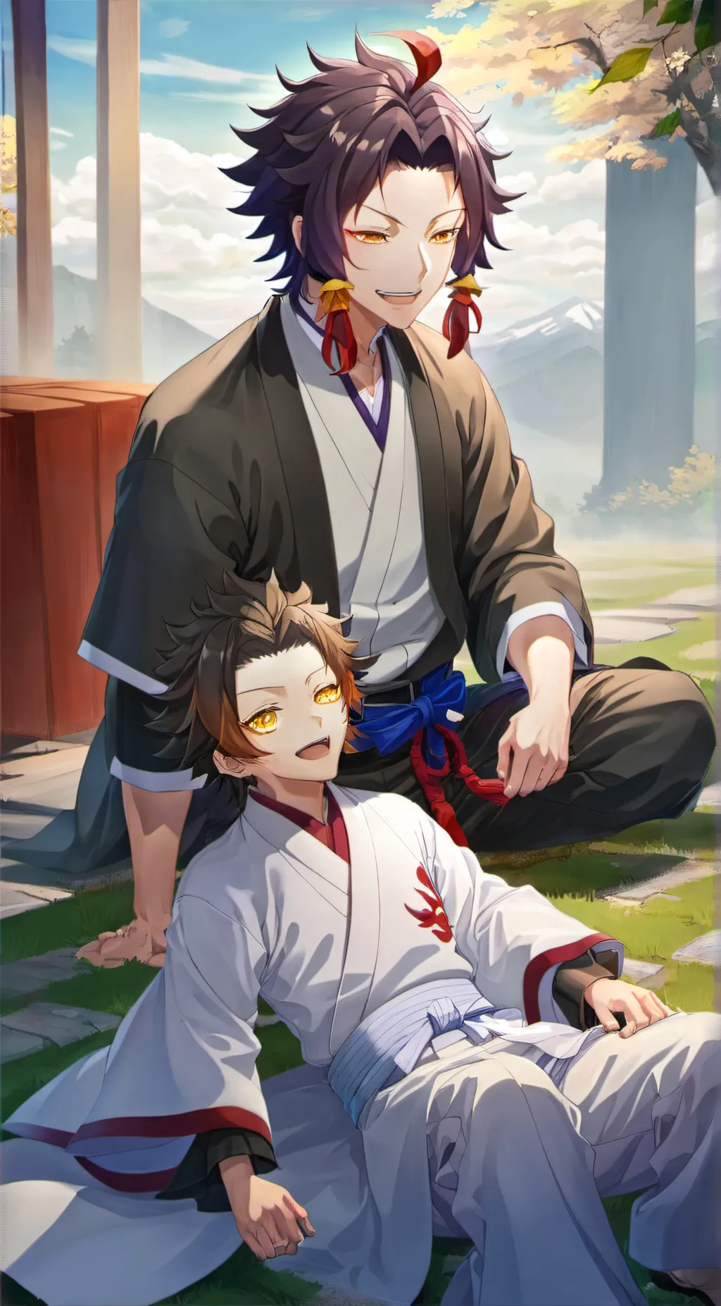 ai character:  Tsugikunis twins background