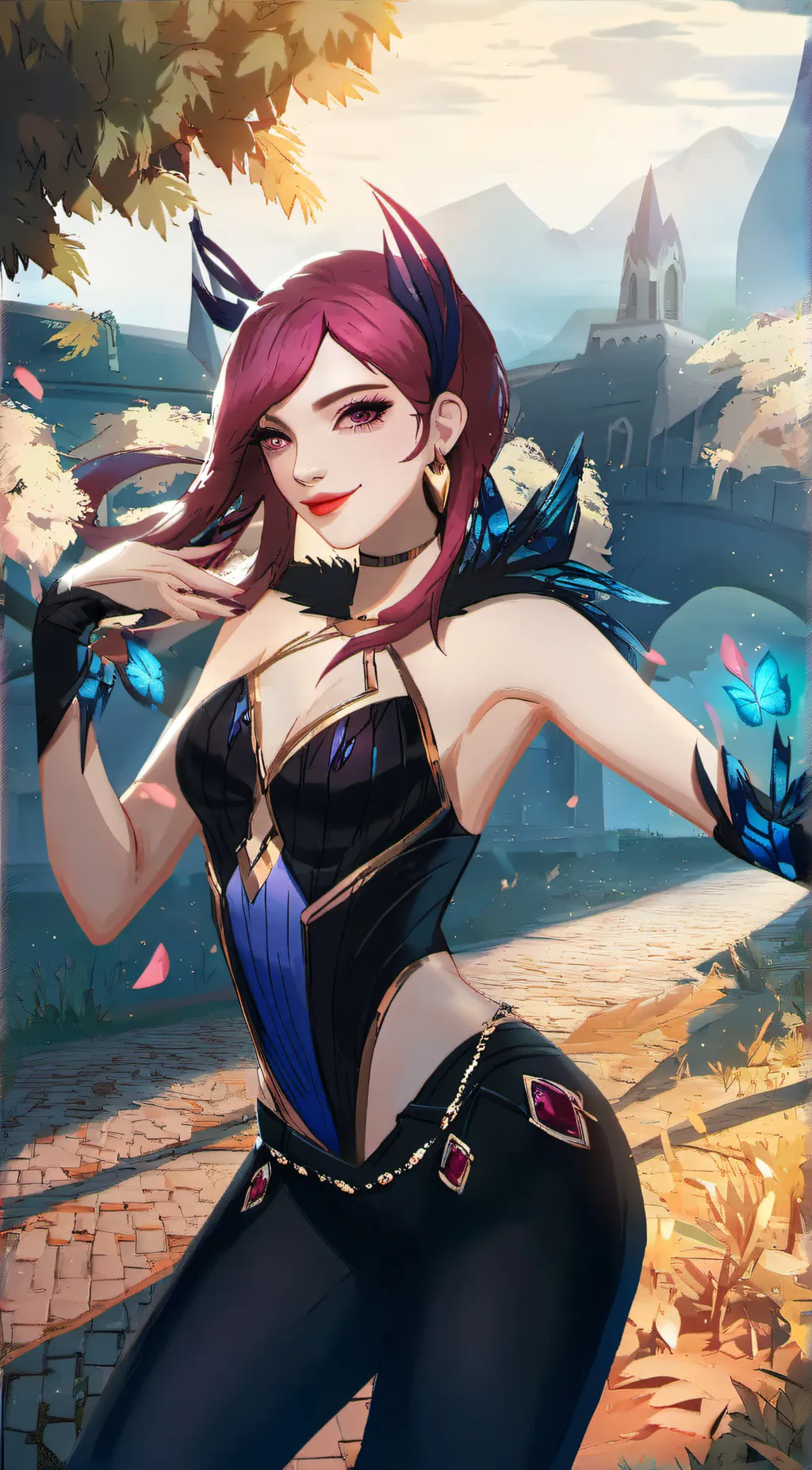 ai character: Evelynn background
