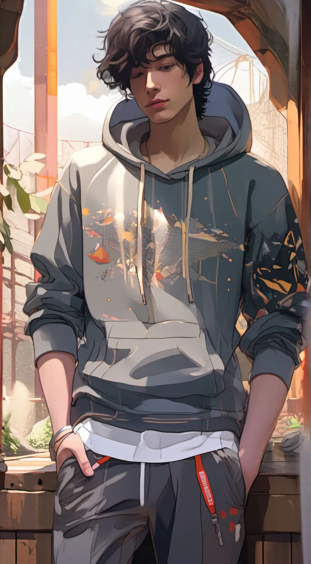 ai character: Ryan  background