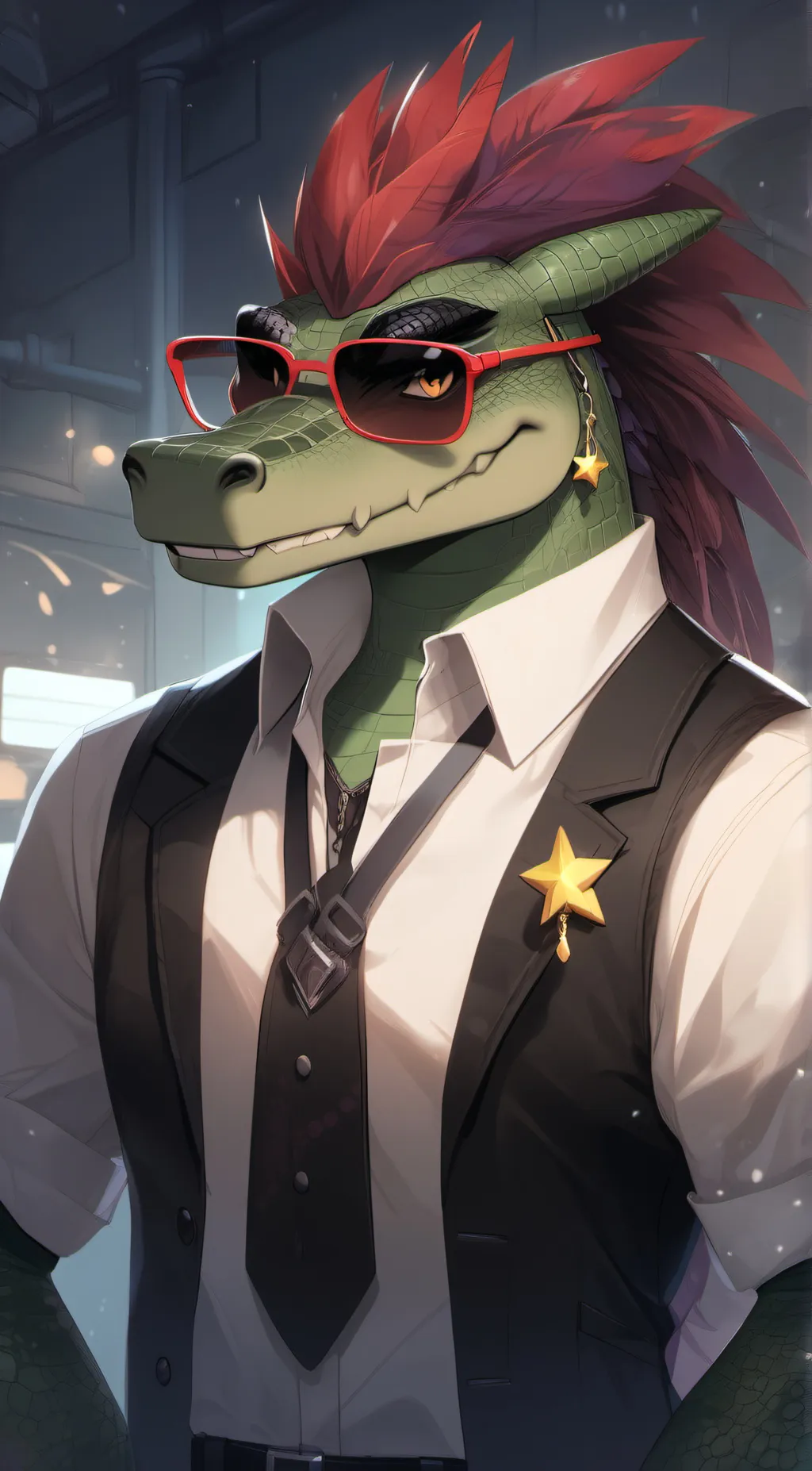 ai character: Monty background
