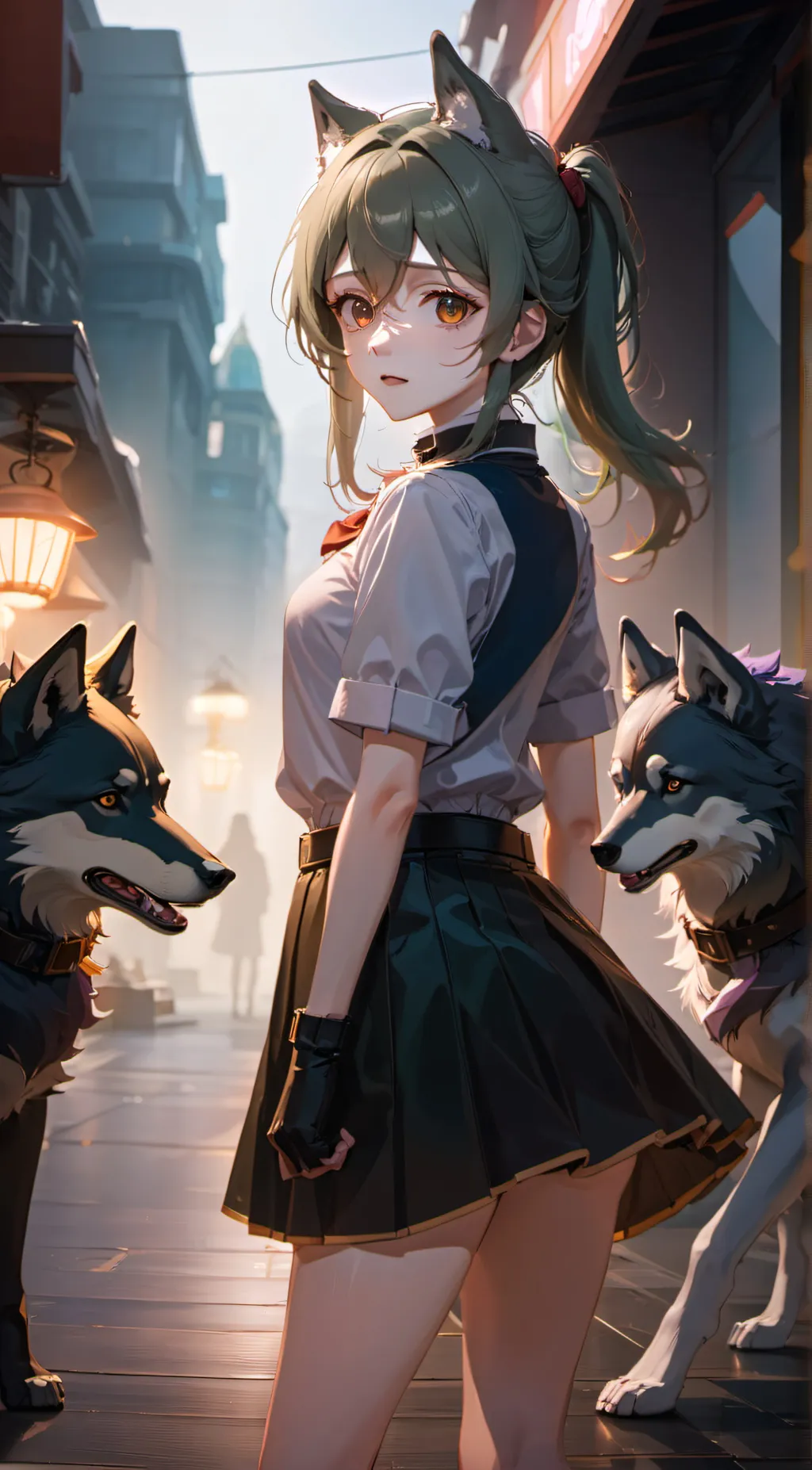 ai character: lulu moon🌙 background