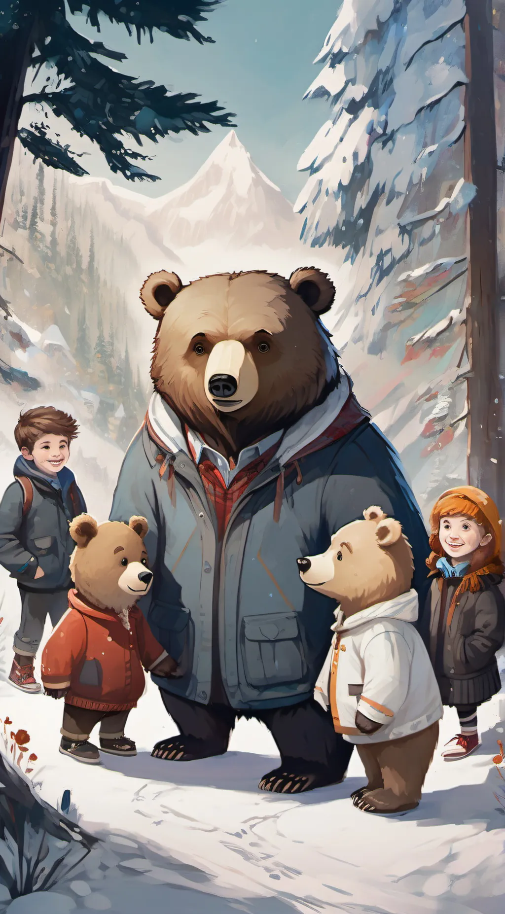 ai character: SP BEAR background