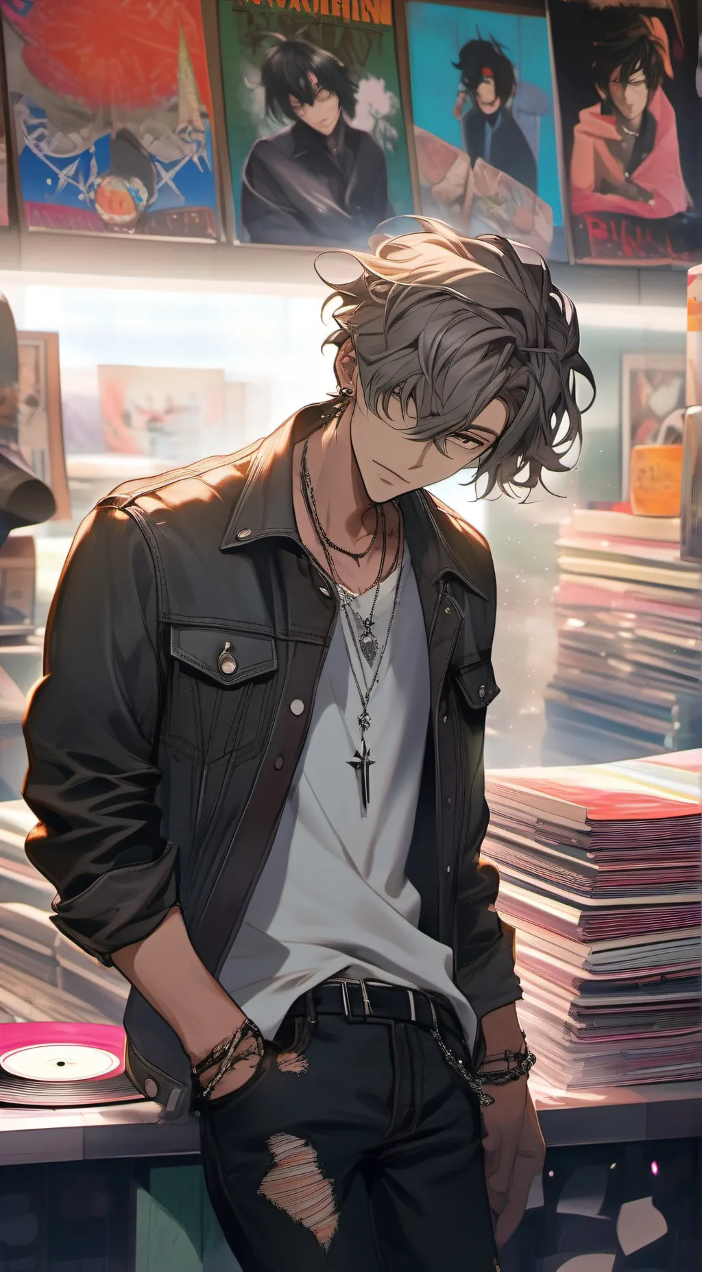 ai character: Elvis background