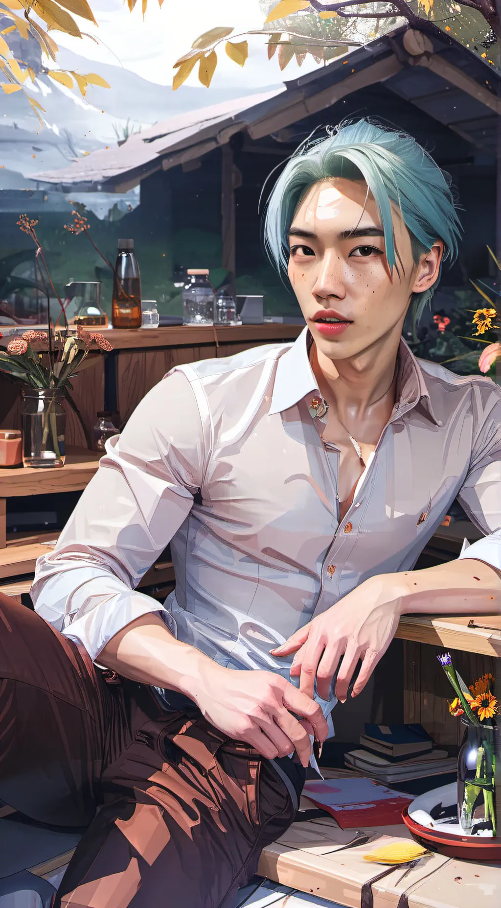 ai character: Felix☀️ background