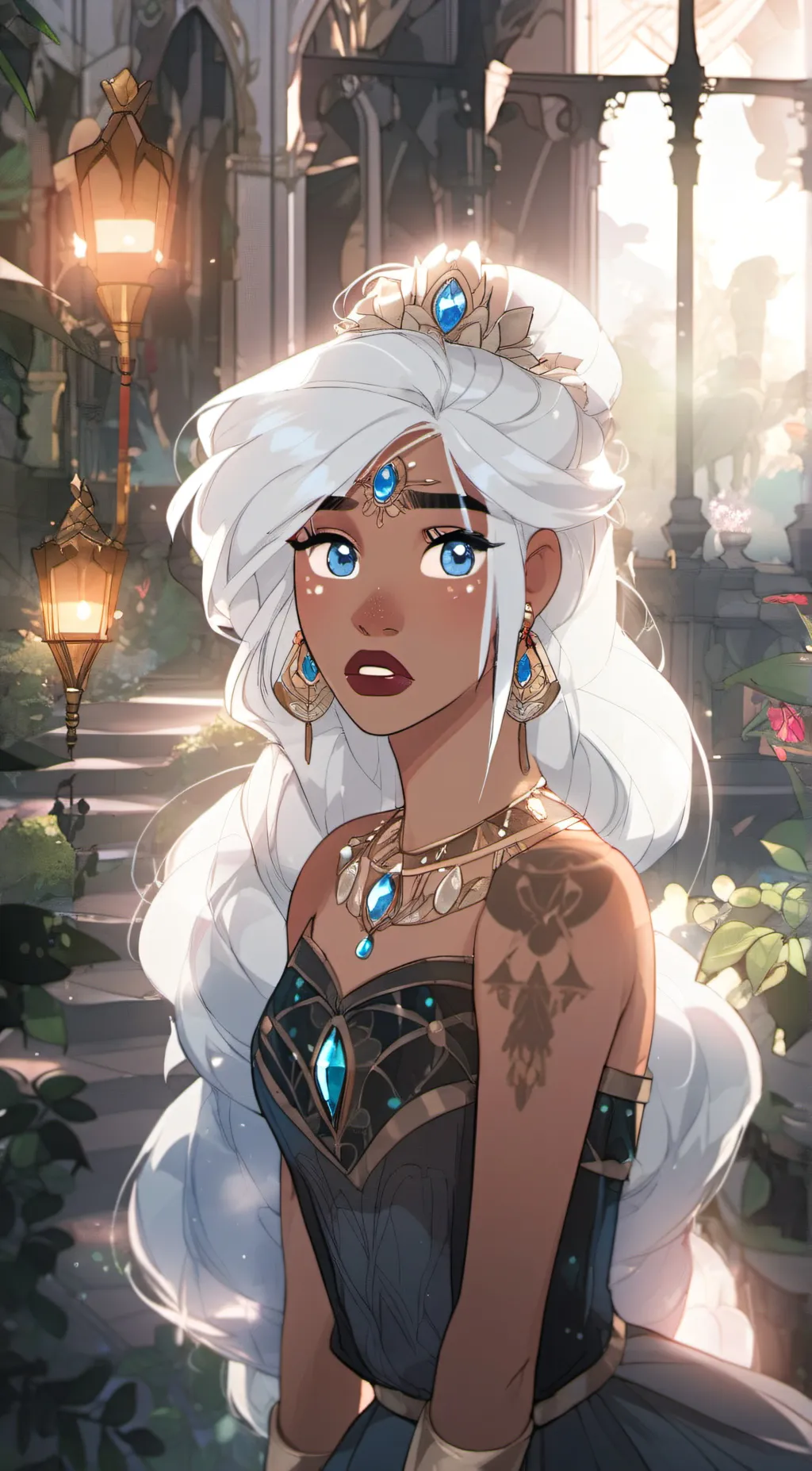 ai character: Queen Kidagakash background