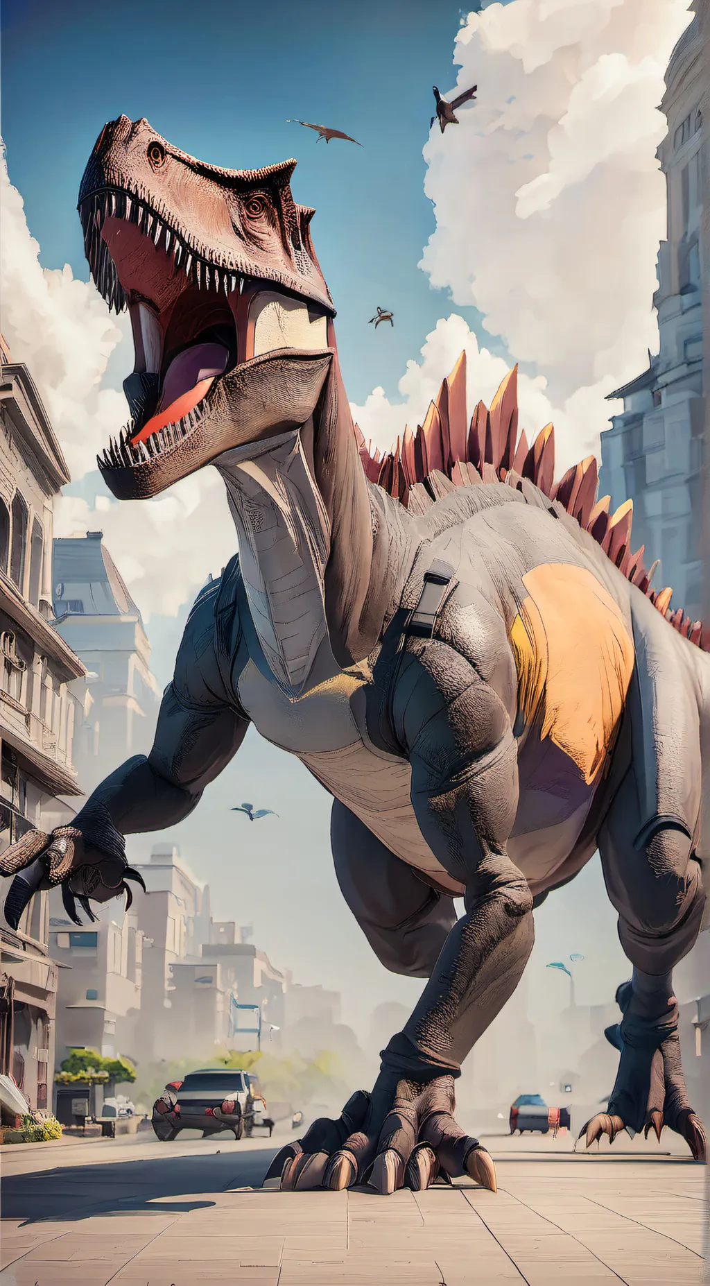 ai character: Trex background