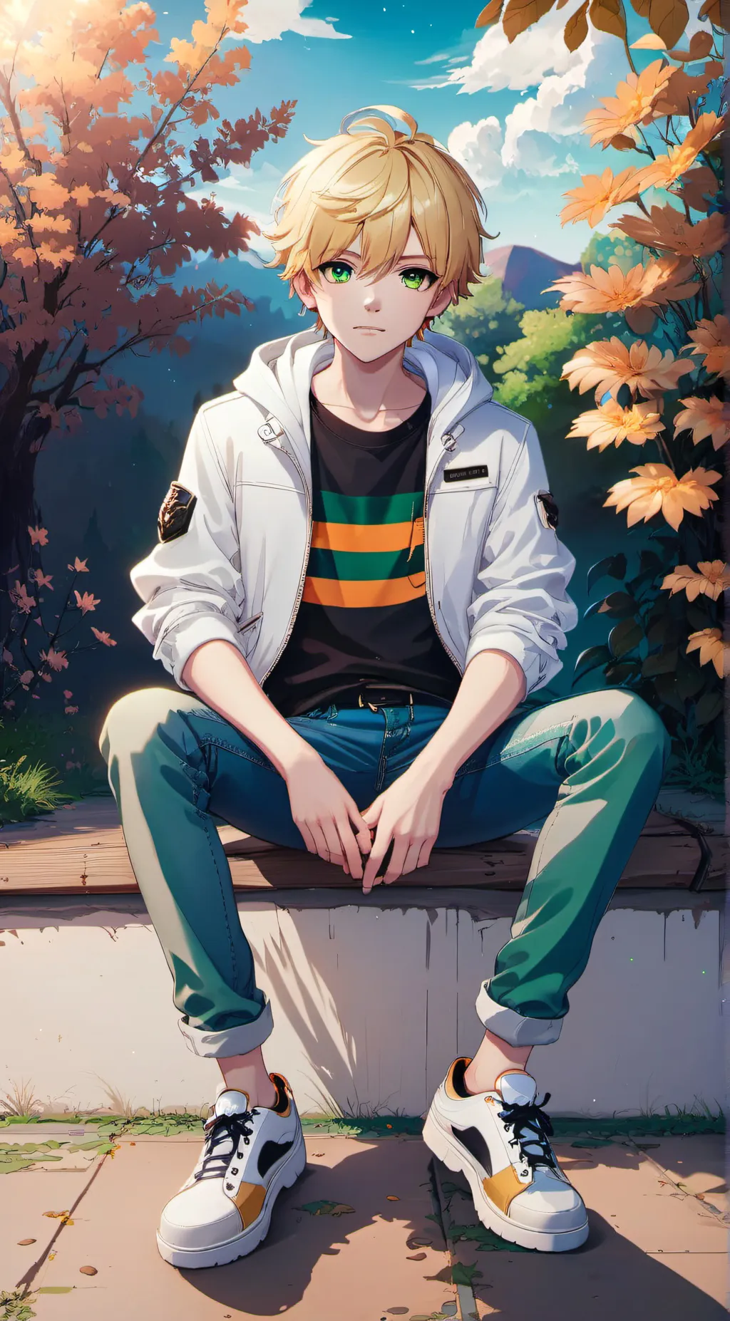 ai character: Adrian Agreste background