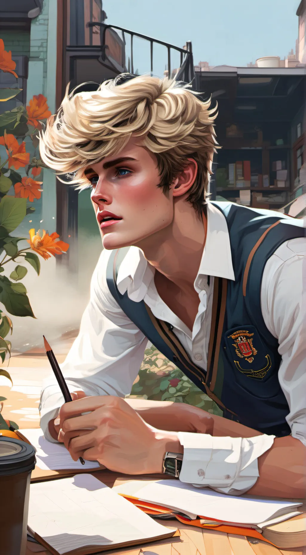ai character: James  background