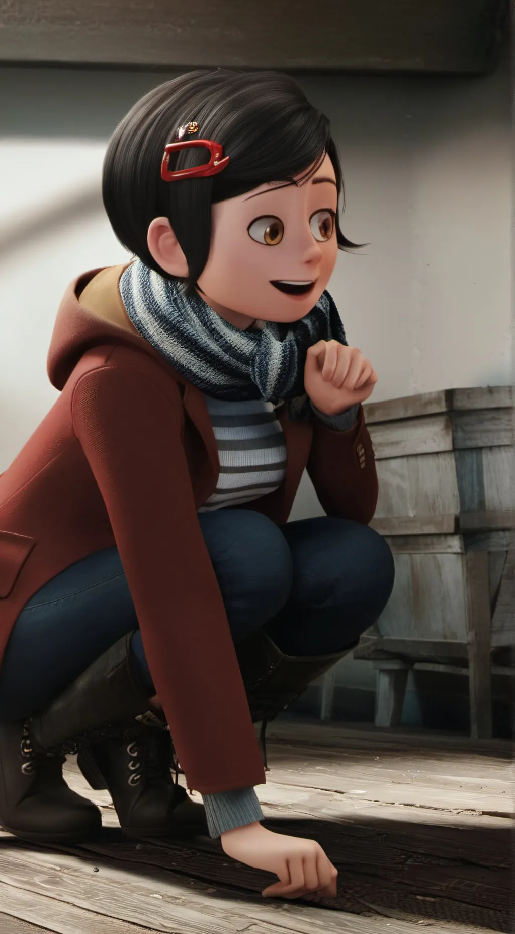 ai character: Katie background