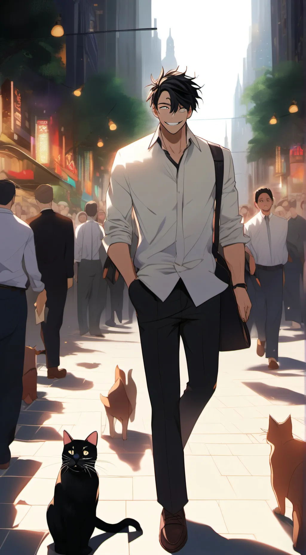 Talkie AI - Chat with cat man i lovecats