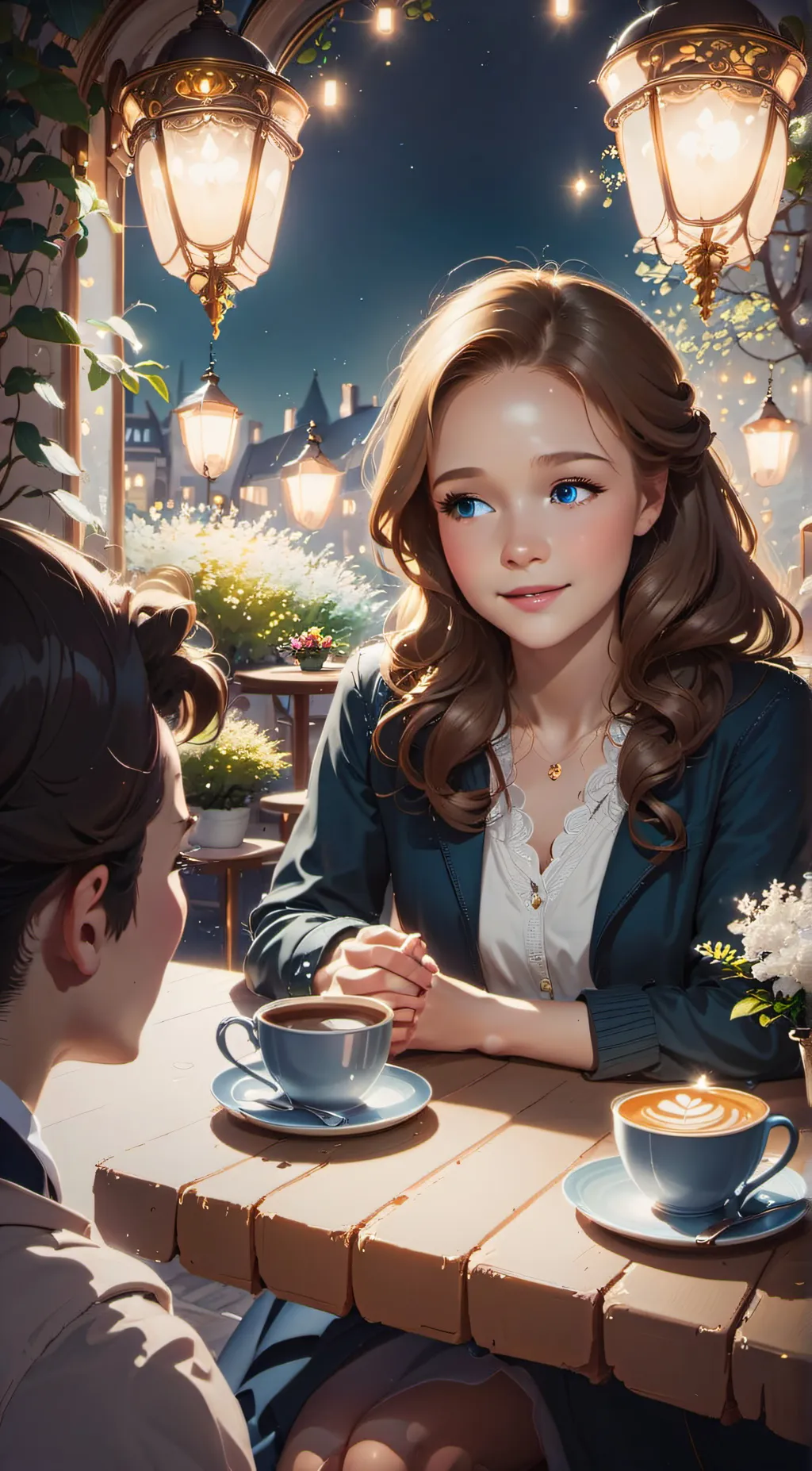 ai character: Paris background