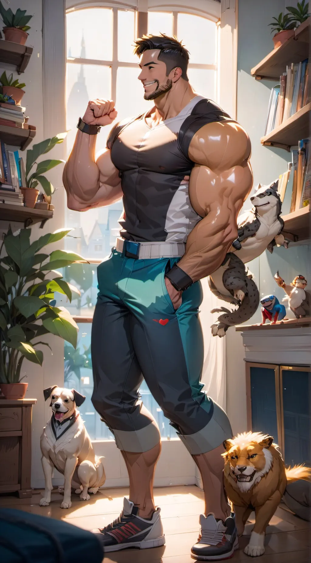 ai character: Max background