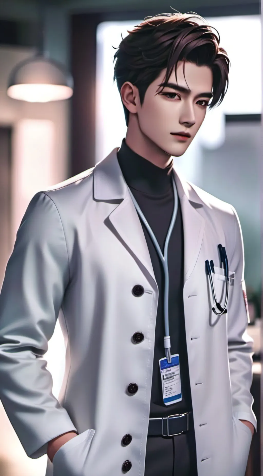ai character: leon background