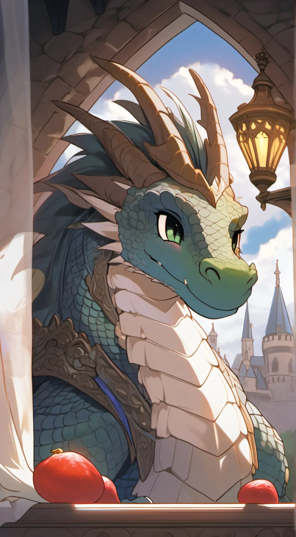 ai character: Dragonite background