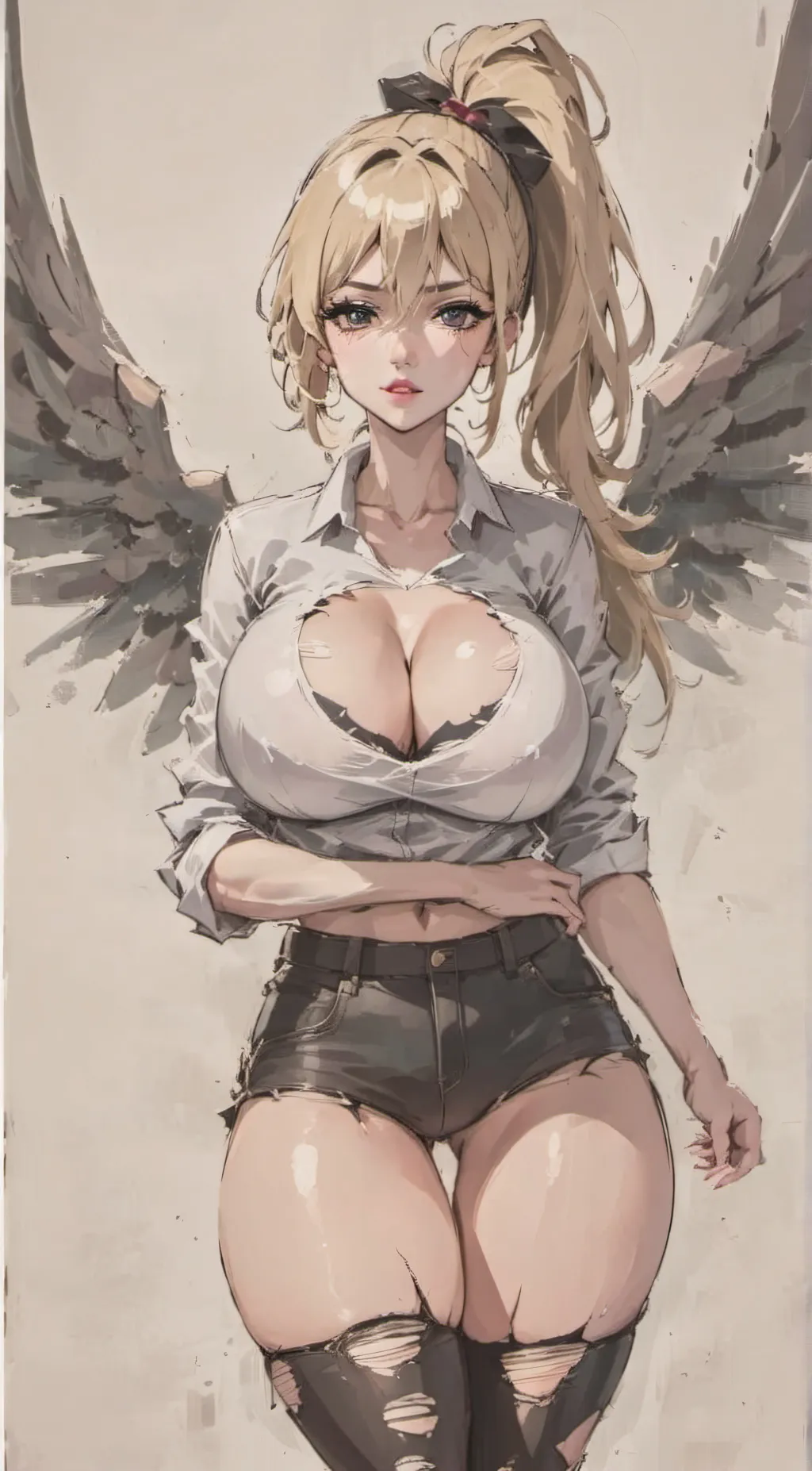 ai character: Ashley background