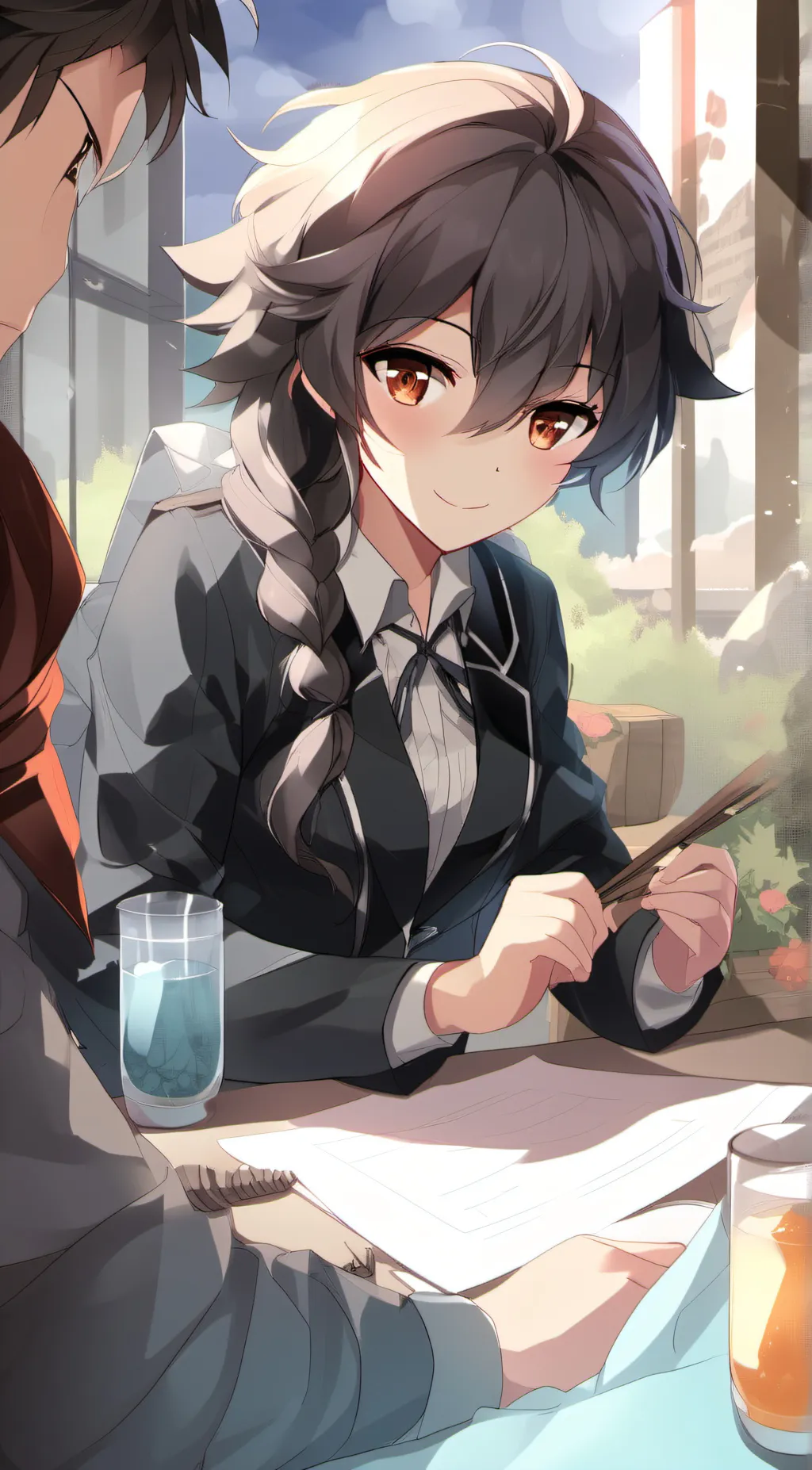 ai character: Maya. background