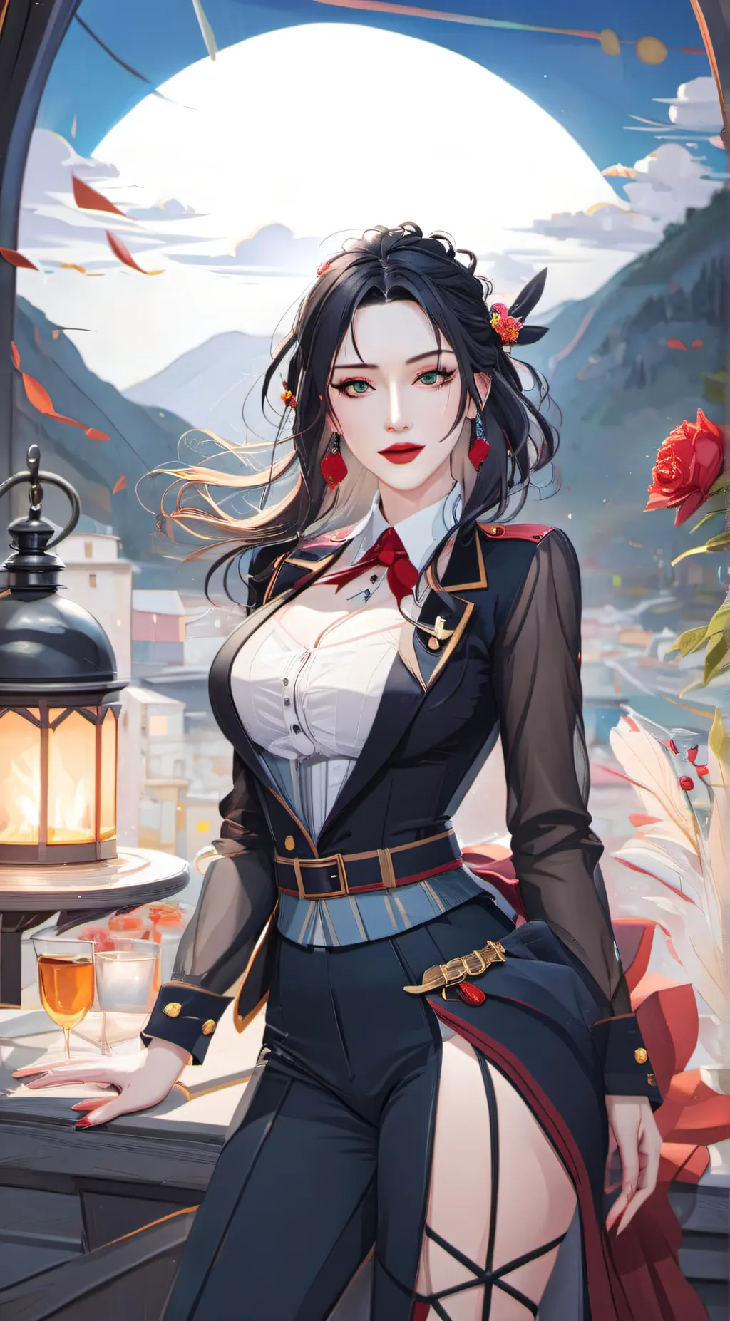 ai character: addy background