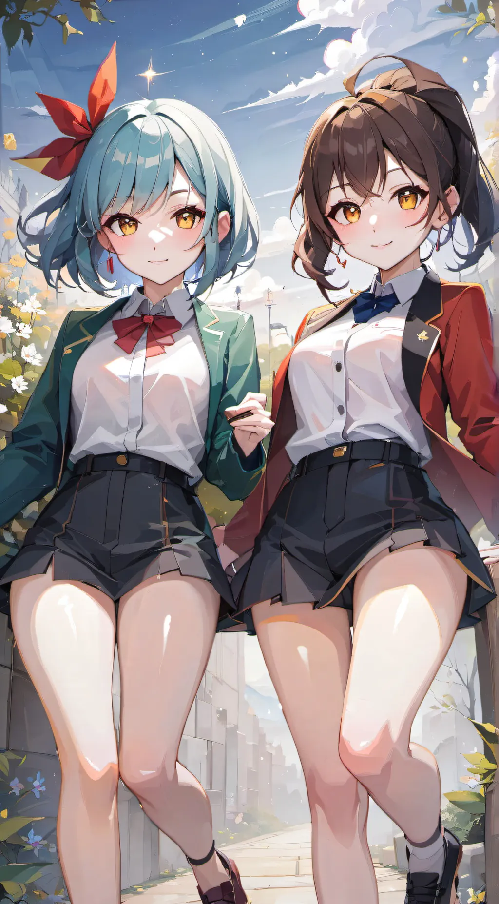 ai character: Fumiko and Yua background