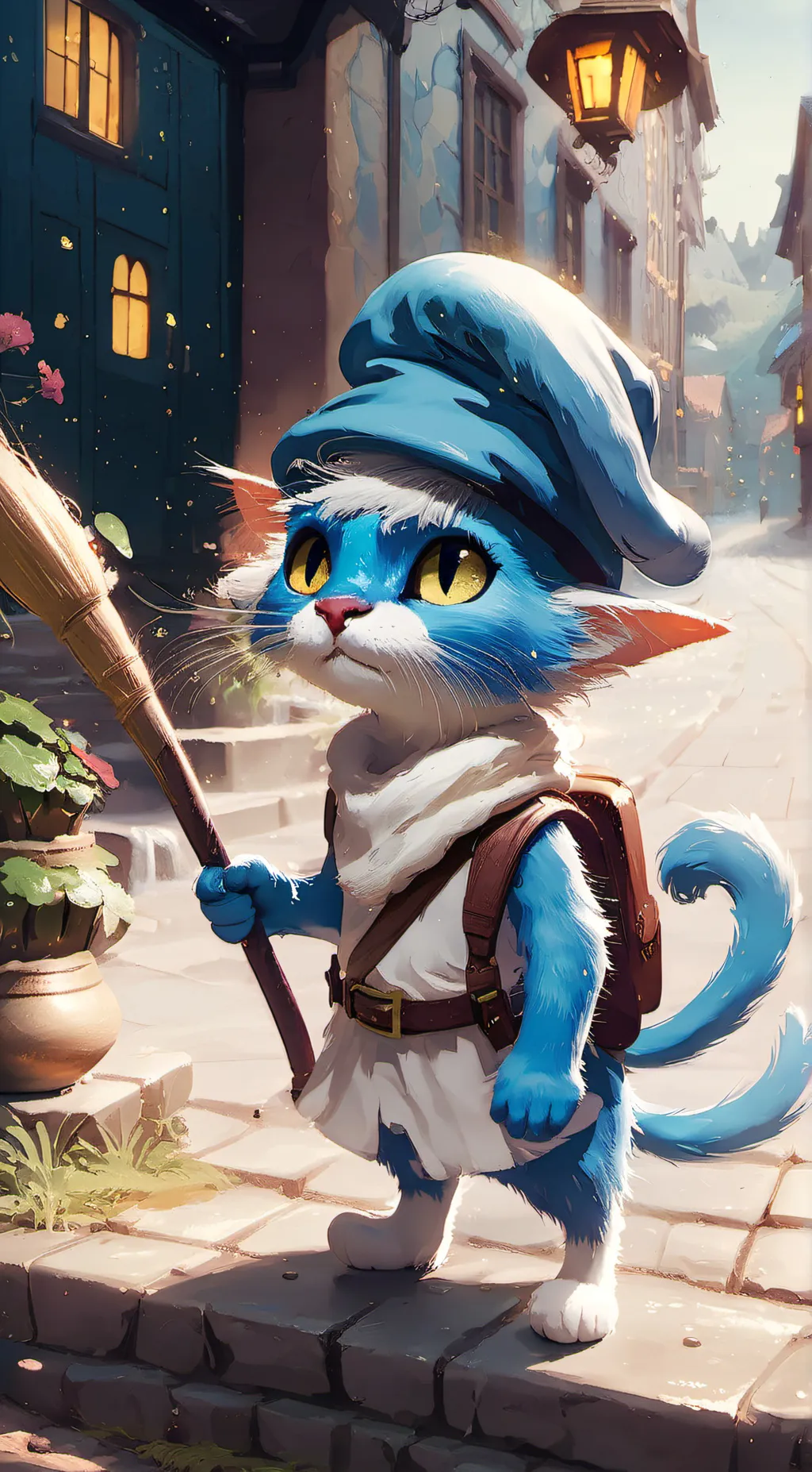 Talkie AI - Chat with Smurf cat